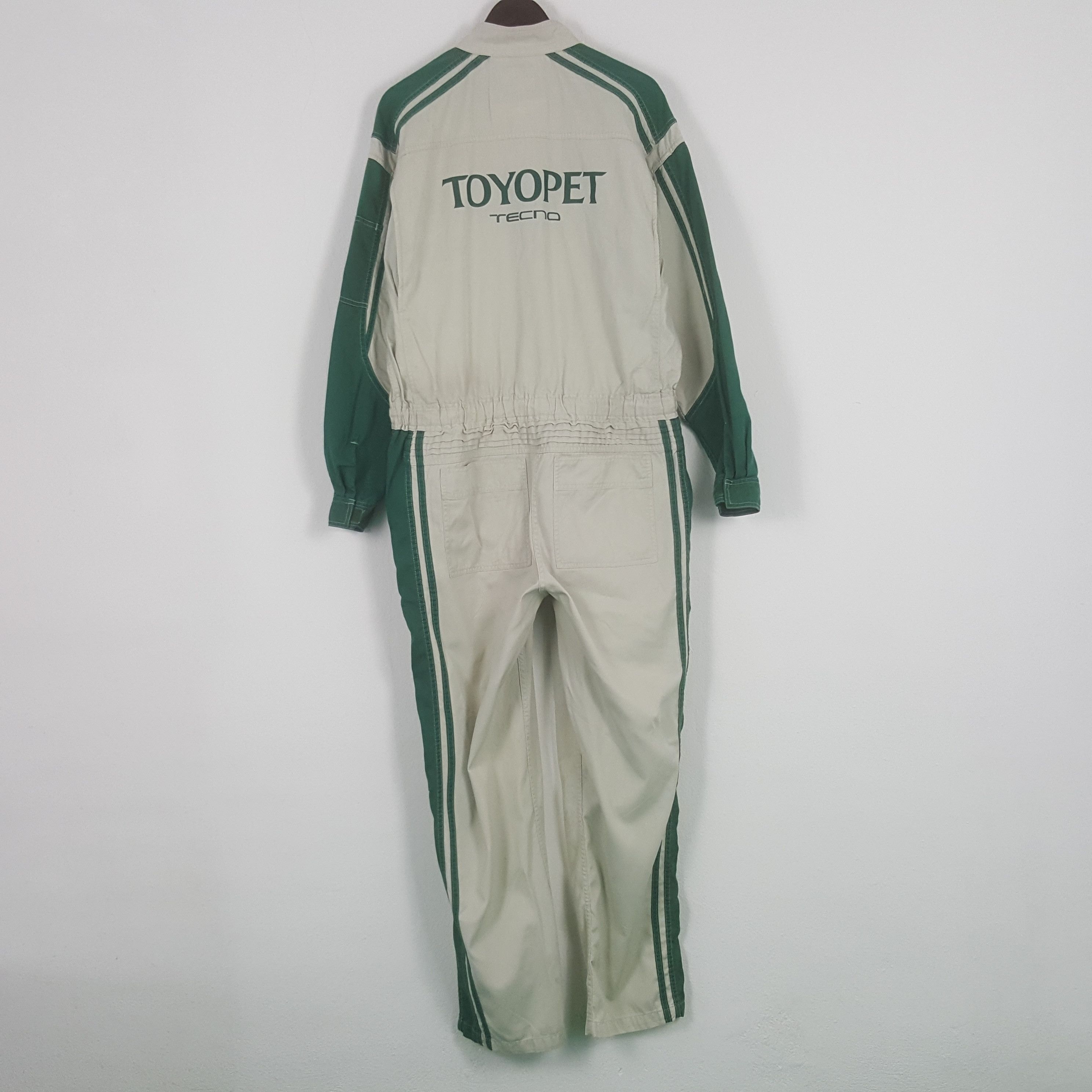 image of Sports Specialties x Vintage Toyopet By Toyota Racing Jumpsuit Coverall Jacket in White Milk (Size 