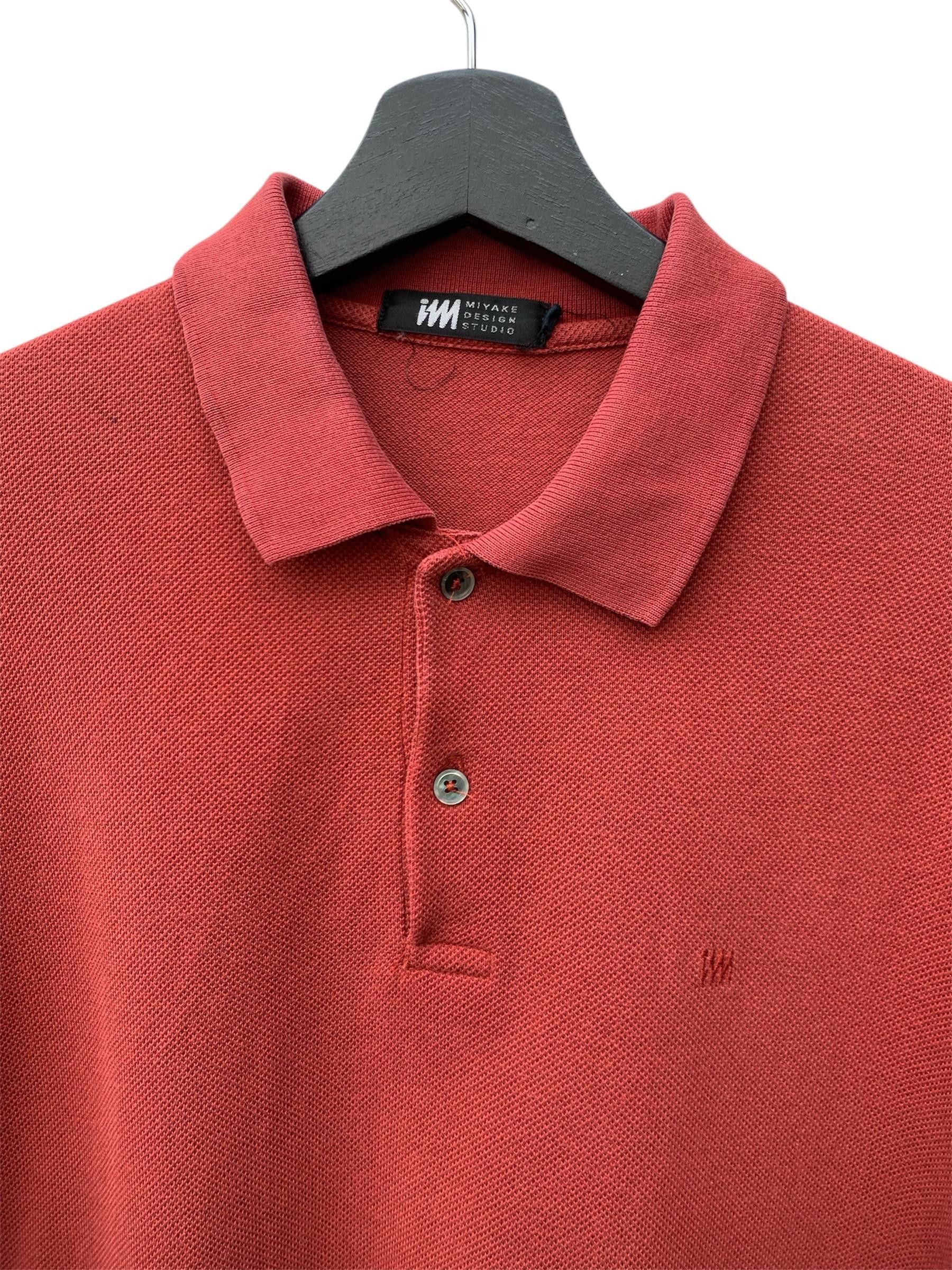Issey Miyake Vintage Issey Miyaki Polo Tee Size US L / EU 52-54 / 3 - 3 Thumbnail