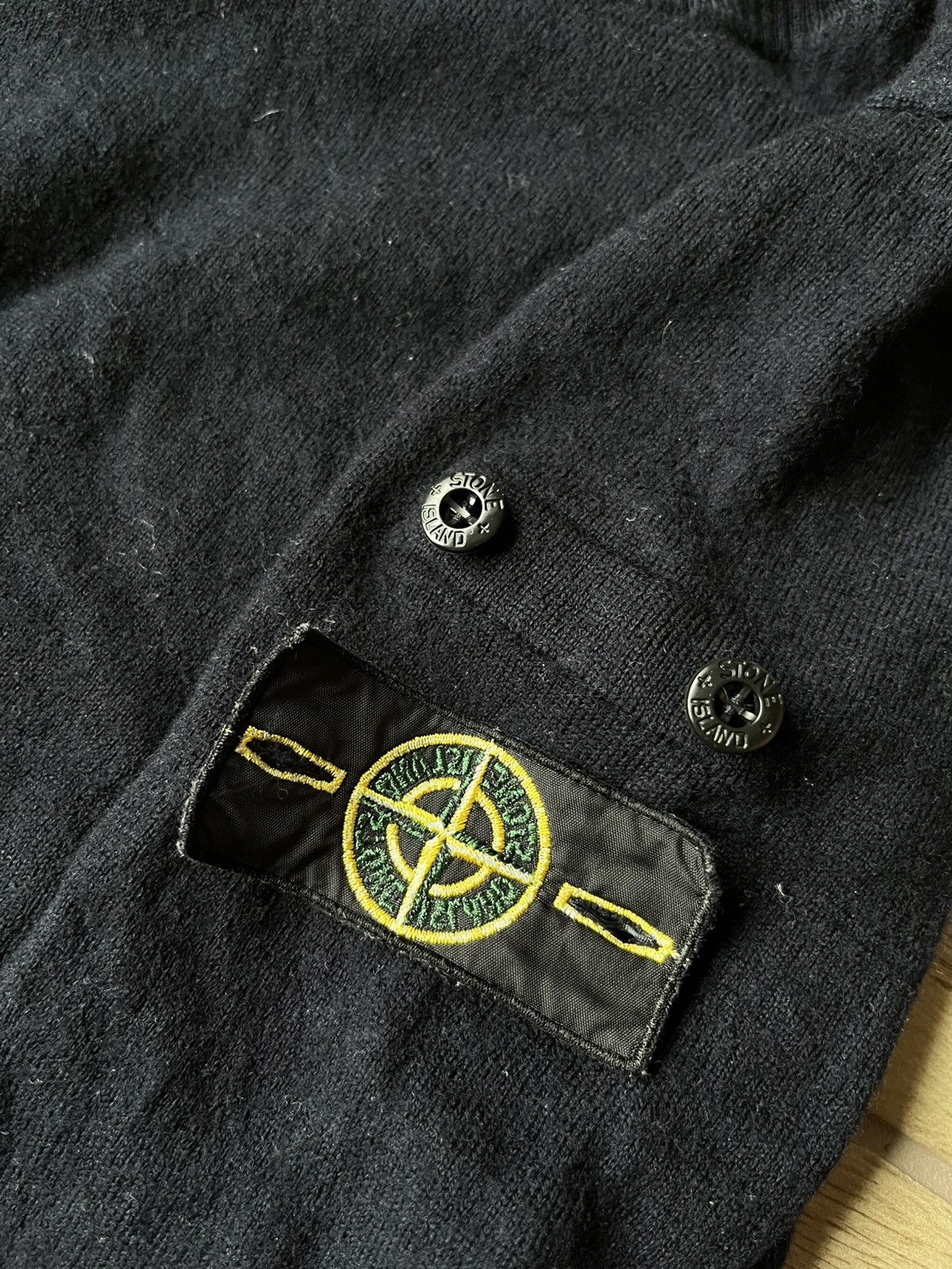 Stone Island × Vintage Stone Island Vintage 100% Wool Sweater JUNOIR Streetwear Size US M / EU 48-50 / 2 - 6 Thumbnail