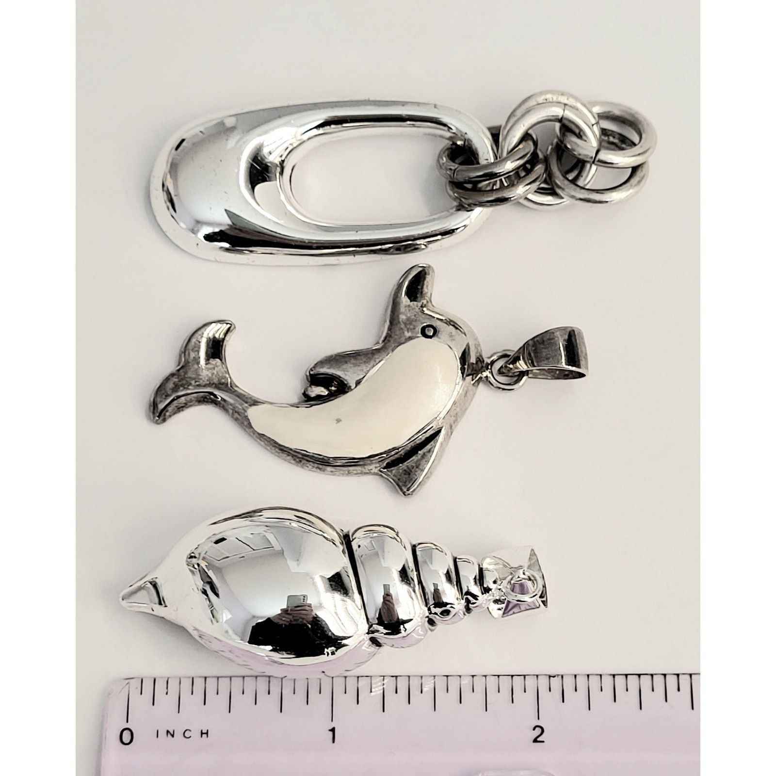 Other Lot of 3 Silver Pendants by Best Co. Size ONE SIZE - 8 Thumbnail