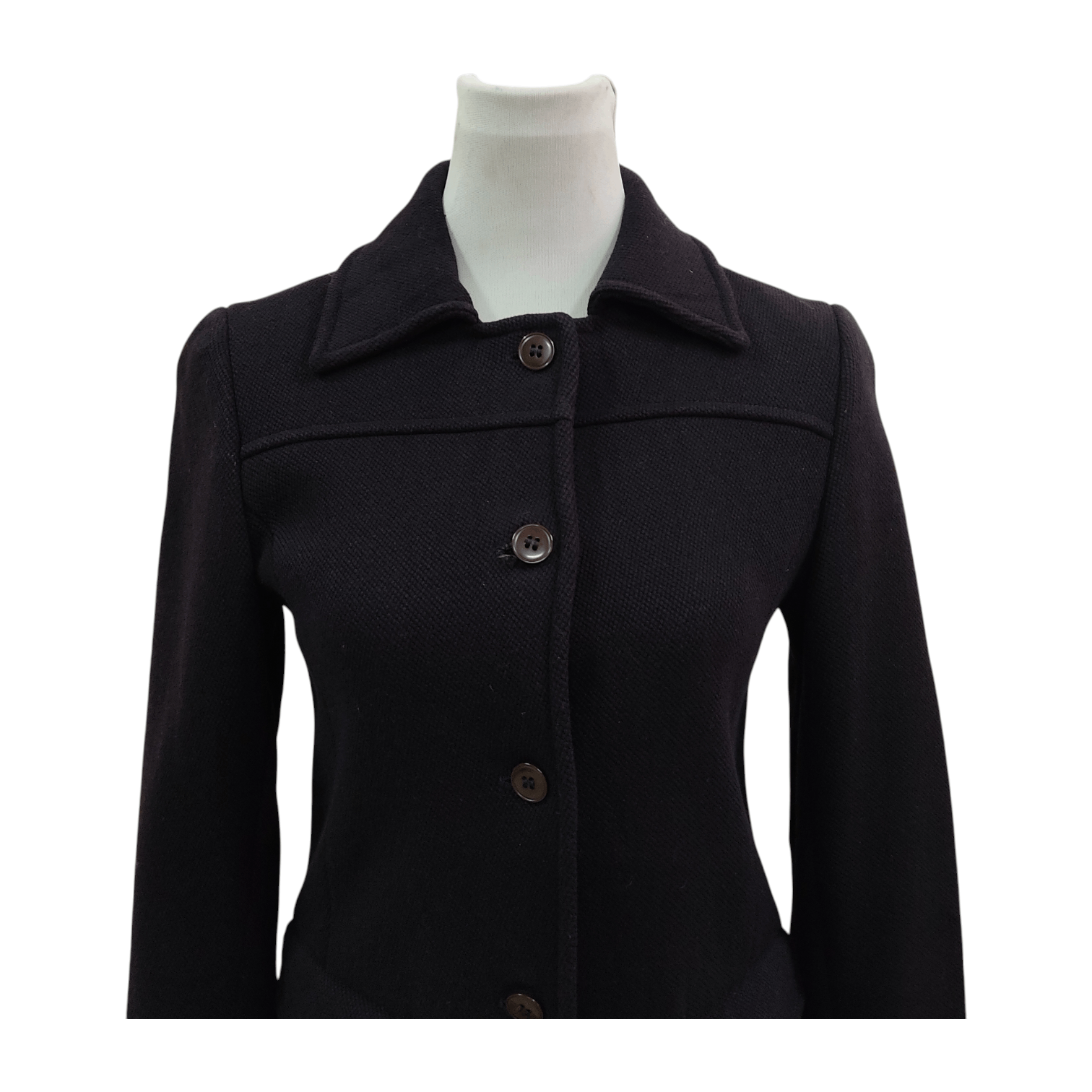 Miu Miu Miu Miu Wool Blend Flap Pockets Trench Coat Jacket Size S / US 4 / IT 40 - 3 Thumbnail