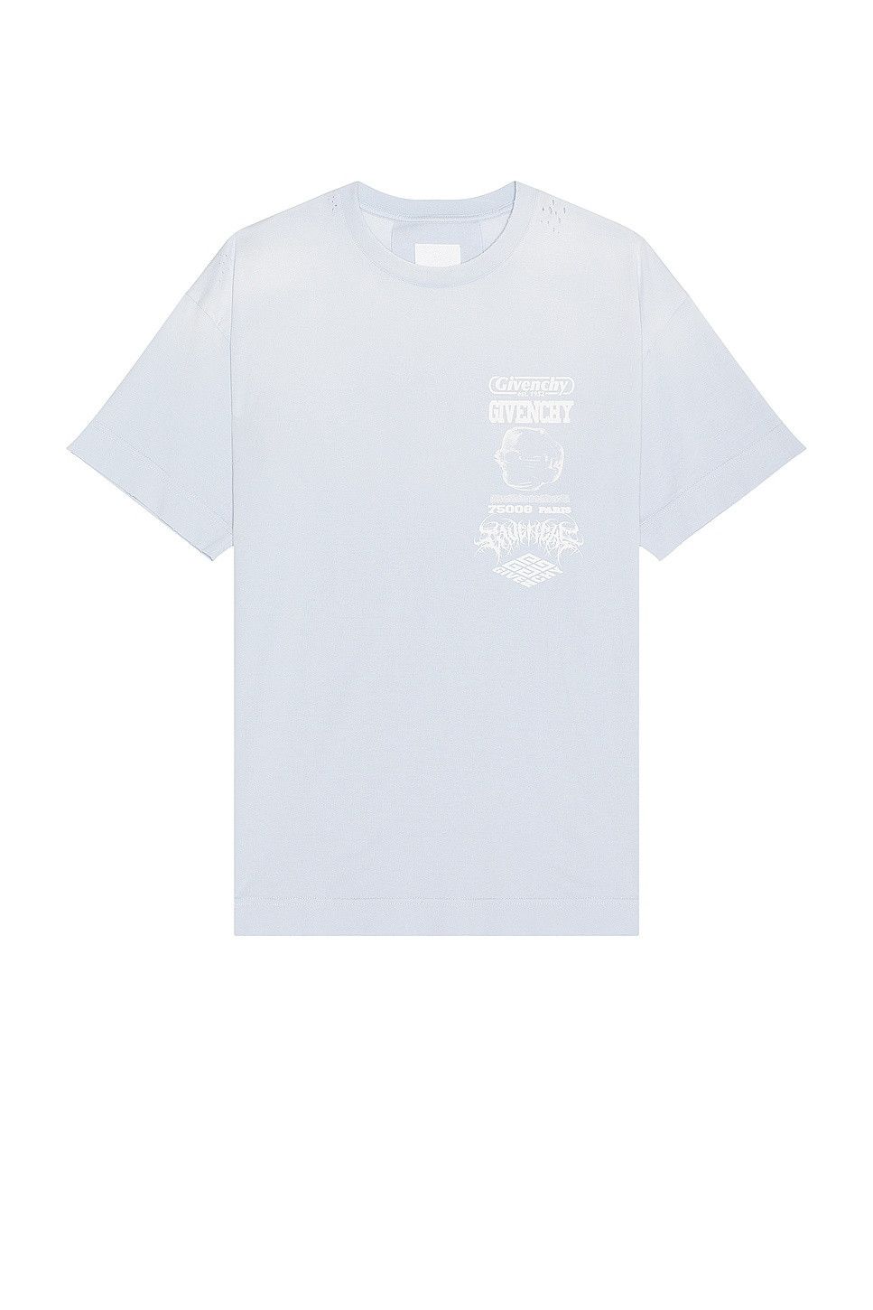 Givenchy o1w1db10325 Standard Short Sleeve Base in White Size US XXL / EU 58 / 5 - 1 Thumbnail