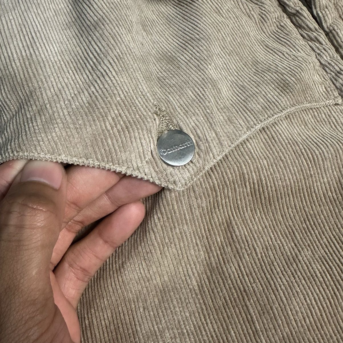 Carhartt Carhartt Corduroy Jacket Woven Tag Back Boa Rare Vintage Size US L / EU 52-54 / 3 - 4 Thumbnail