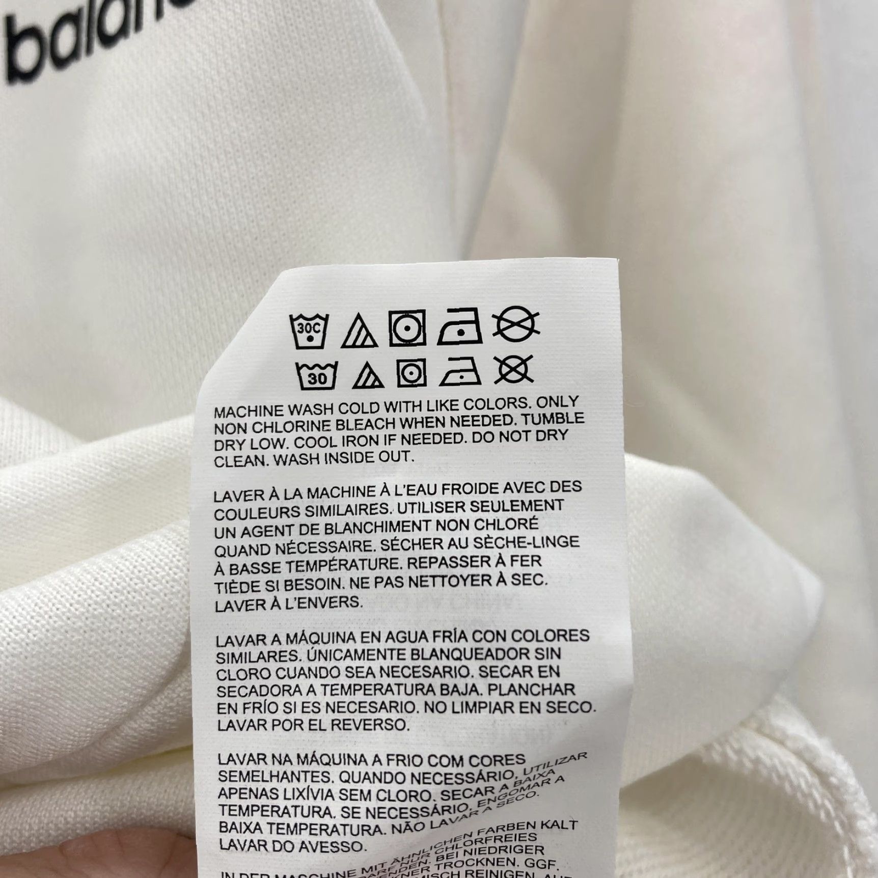 New Balance VINTAGE New Balance Sweatshirt Womens Small White Optiks Crop Quarter Zip Logo Running Size S / US 4 / IT 40 - 7 Thumbnail