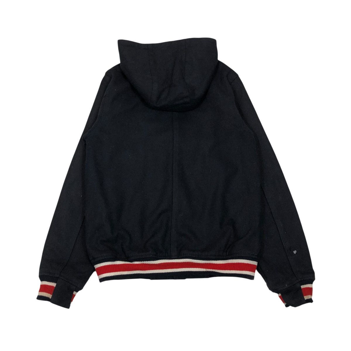Vintage 🔥WOOL BOMBER JACKET JUMPER BLANKET OCTOPUSARMY Size US M / EU 48-50 / 2 - 2 Thumbnail