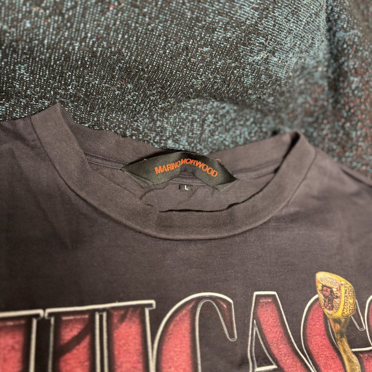 Marino Morwood MARINO MORWOOD CHICAGO BULLS CHAMPIONSHIP TEE BLACK Size US L / EU 52-54 / 3 - 5 Thumbnail