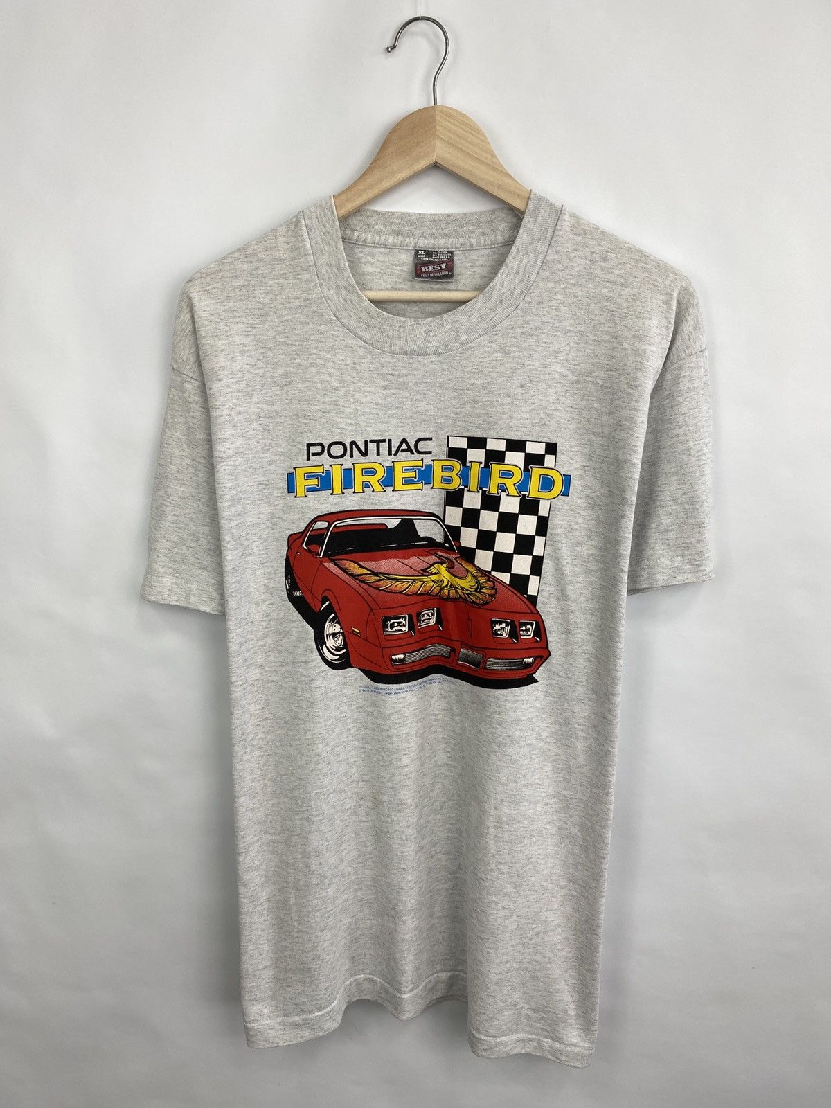 Fruit Of The Loom Vintage 90s Pontiac Firebird Racing NASCAR t-shirt Y2K hype Size US XL / EU 56 / 4 - 3 Thumbnail
