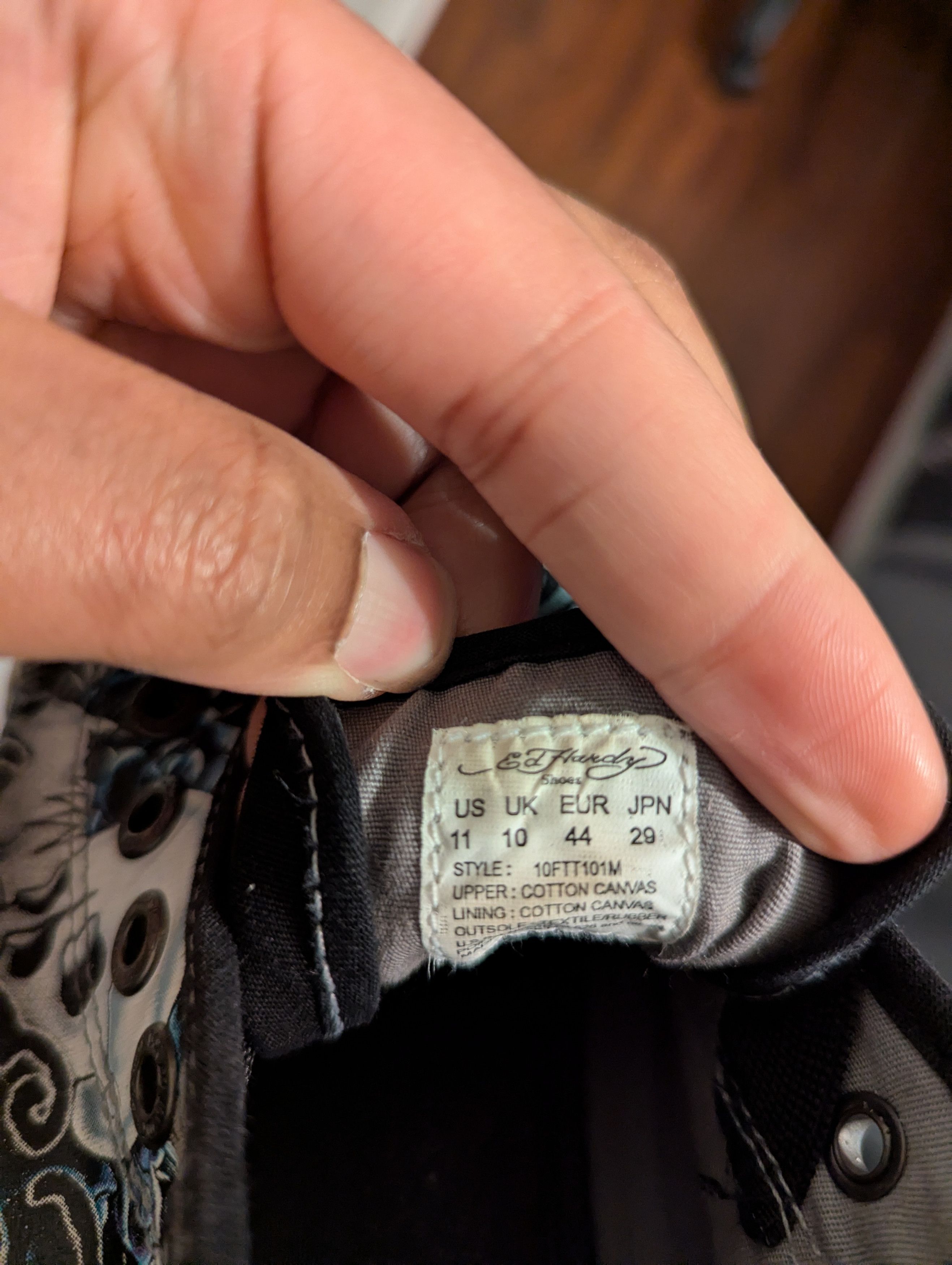 Christian Audigier Ed Hardy Shoes Size US 11 / EU 44 - 8 Thumbnail