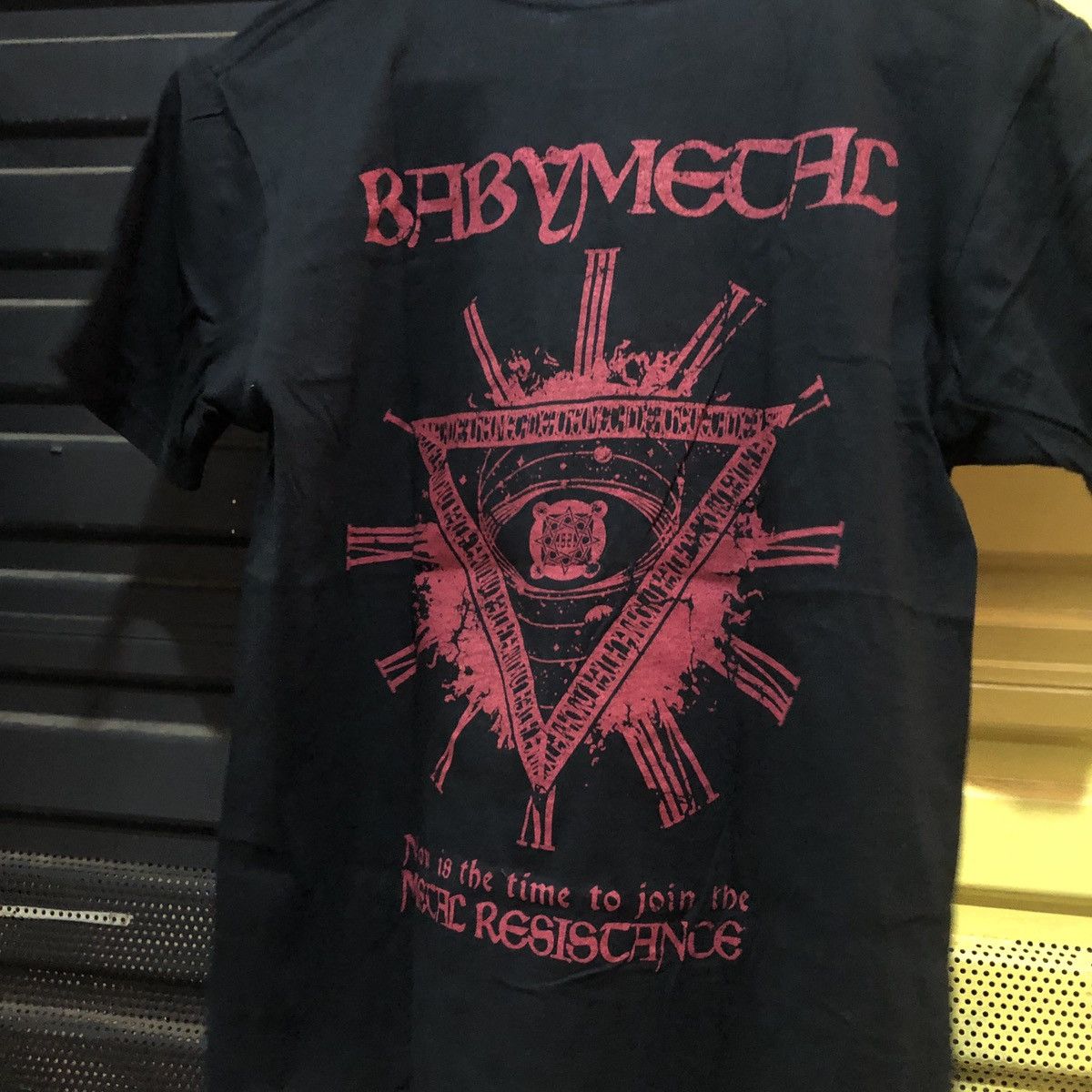 Band Tees × Japanese Brand Baby Metal Metal Resistance Size US S / EU 44-46 / 1 - 4 Thumbnail