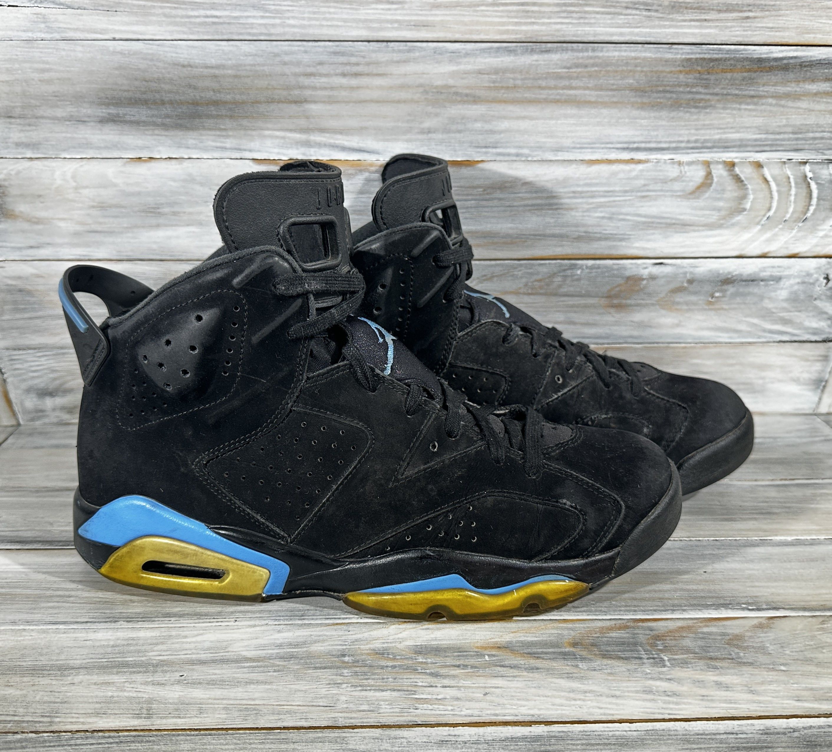 Jordan Brand Jordan Air 6 Retro UNC Basketball Sneakers Black Sport Shoes Size US 9.5 / EU 42-43 - 13 Thumbnail