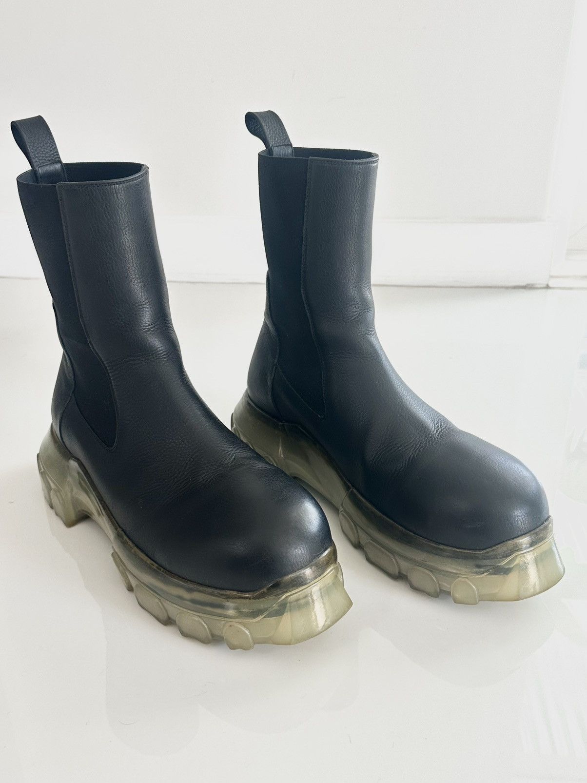 Rick Owens Rick Owens Bozo Tractor Boots Translucent Sole Size US 9 / EU 42 - 9 Thumbnail