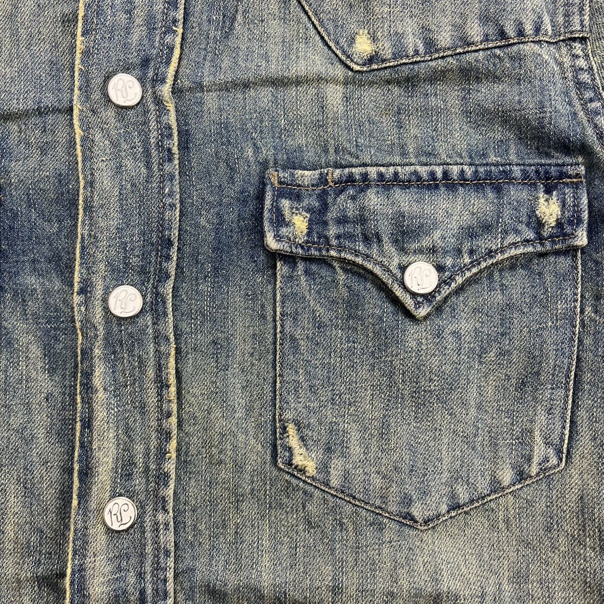 Polo Ralph Lauren Vintage Polo Ralph Lauren Distressed Cowboy Western Shirt Size M / US 6-8 / IT 42-44 - 5 Thumbnail