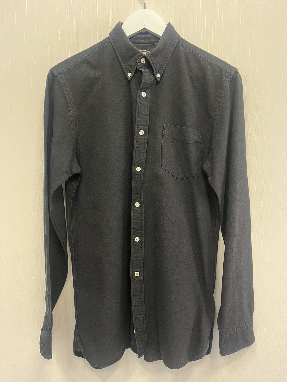 RRL Ralph Lauren Black Oxford Shirt Size US M / EU 48-50 / 2 - 1 Thumbnail