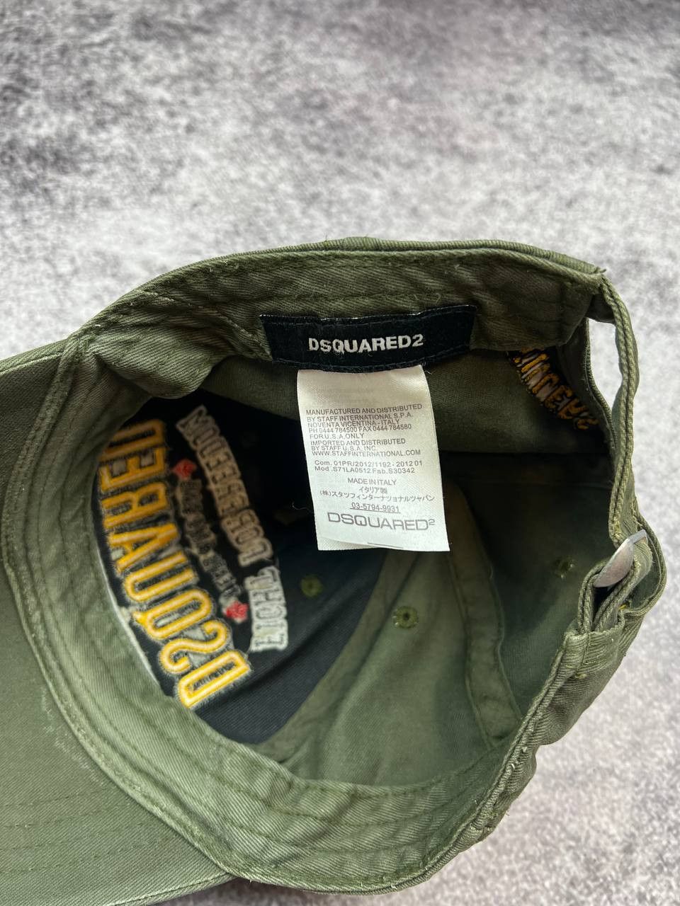 Dsquared2 Dsquared2 Fight For Freedom Cap Killers On The Loose Hat Size ONE SIZE - 10 Thumbnail