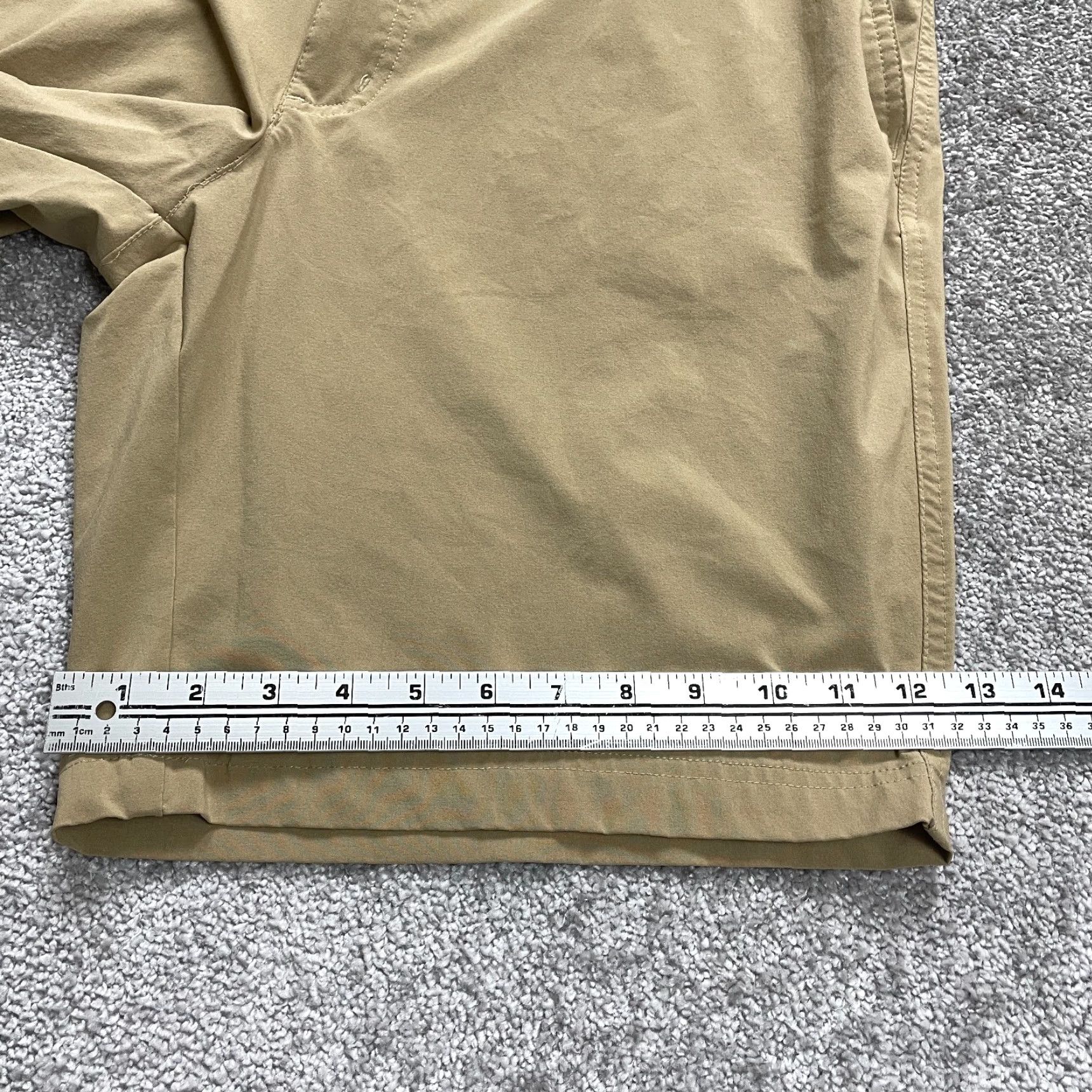 Vintage Columbia Mill Creek Chino Shorts Men 40 Brown Solid Regular Fit Stretch Outdoor Size US 40 / EU 56 - 7 Thumbnail