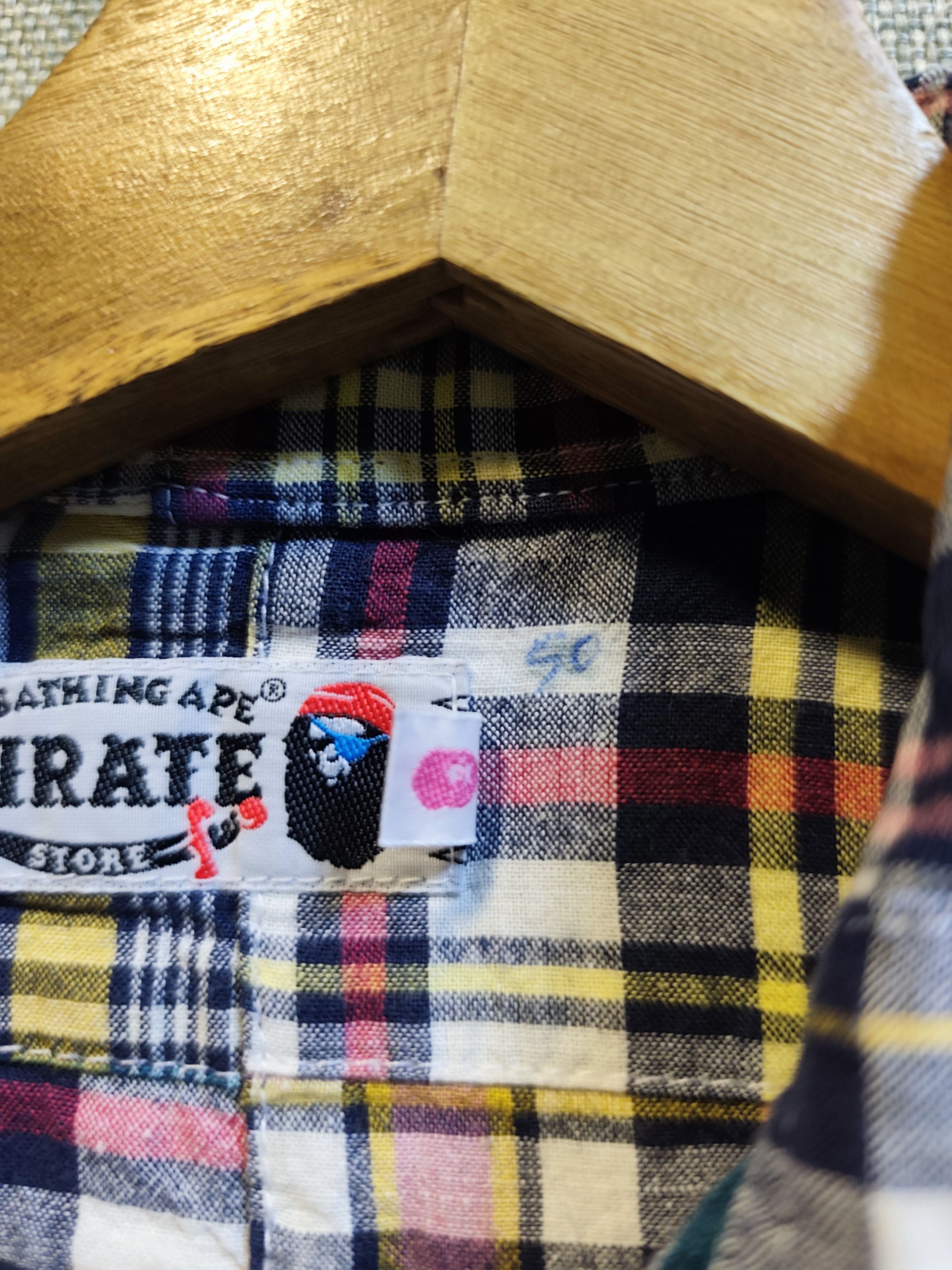 Bape Bape Pirate Store Flannel Patchwork Shirt Size S / US 4 / IT 40 - 8 Thumbnail