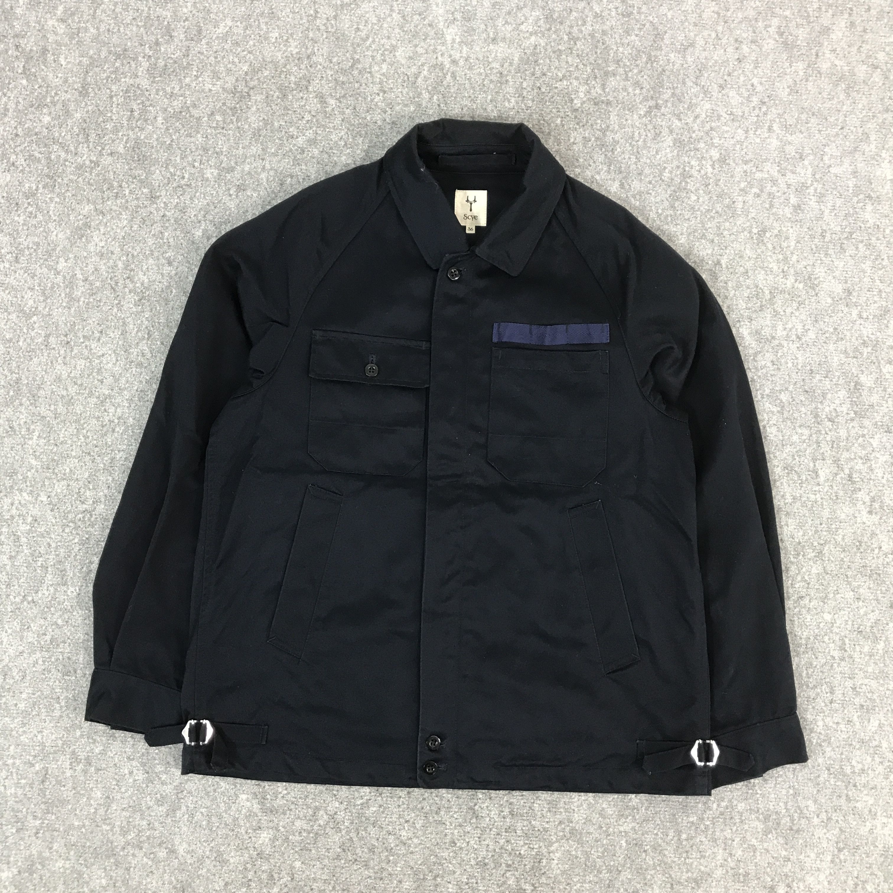 Japanese Brand SCYE MASTRPIECE JAPAN NAVY JACKET Size US L / EU 52-54 / 3 - 2 Thumbnail