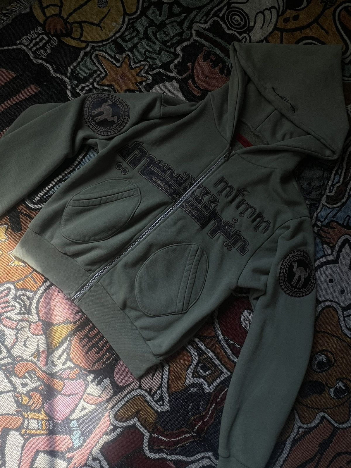 murd333r.fm Murd333r.Fm ‘ 🌐 Sage 🌐‘ Swamp Angels Hoodie Size US S / EU 44-46 / 1 - 4 Thumbnail