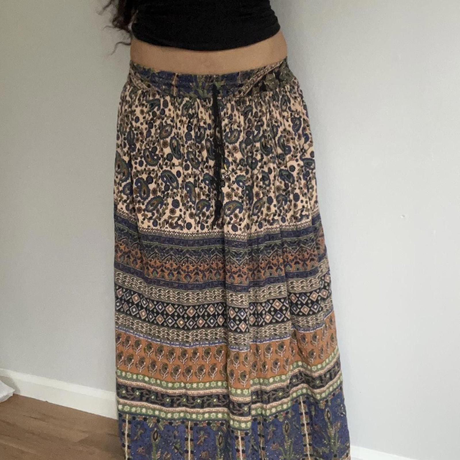 Other Boho multi-coloured maxi skirt #festivalvibes Size 28" / US 6 / IT 42 - 5 Thumbnail