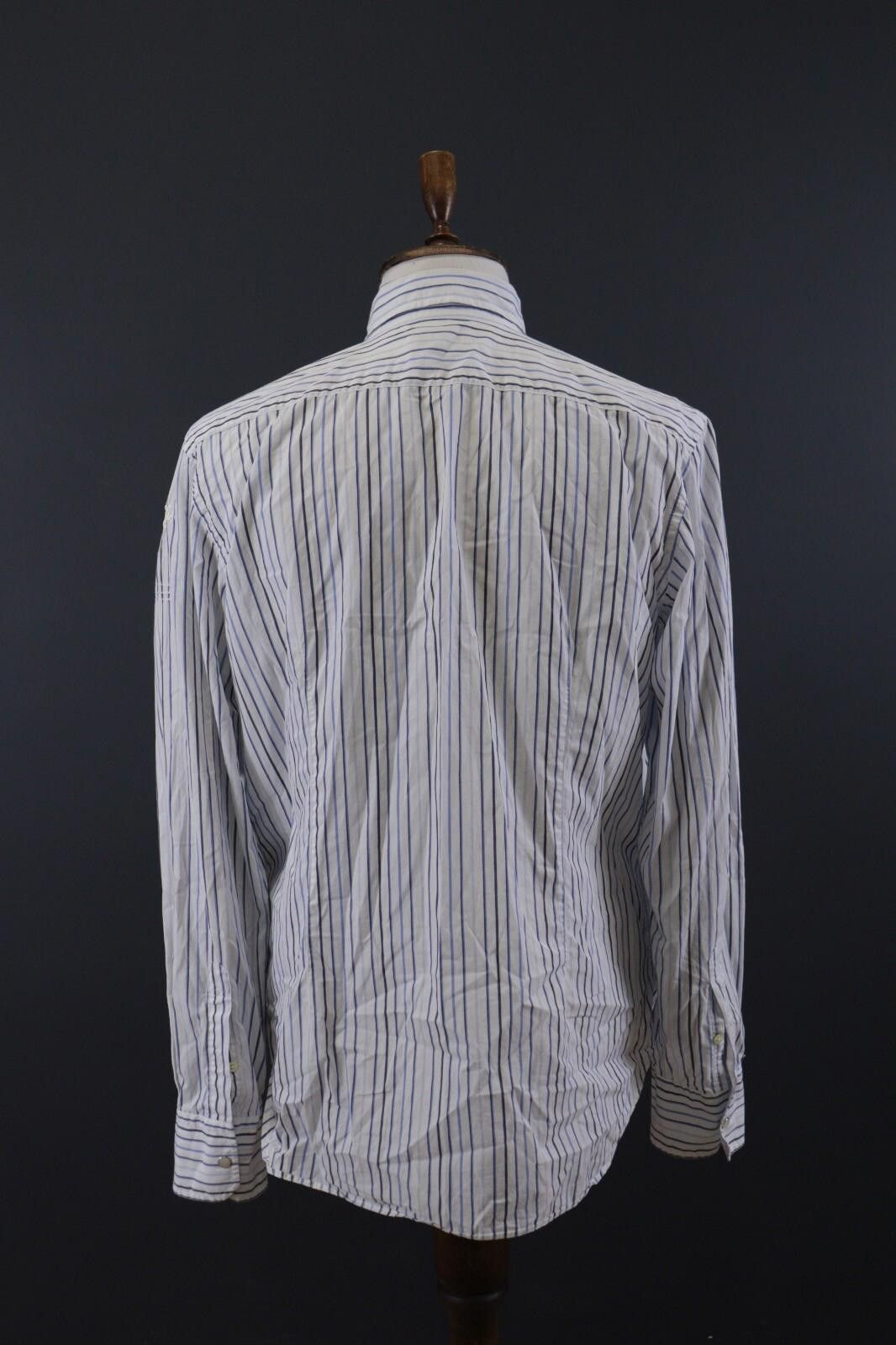 OVER THE STRiPES La Martina Buenos Aires Blue Stripe Shirt 18 / 45 / XXL Size US XXL / EU 58 / 5 - 9 Thumbnail