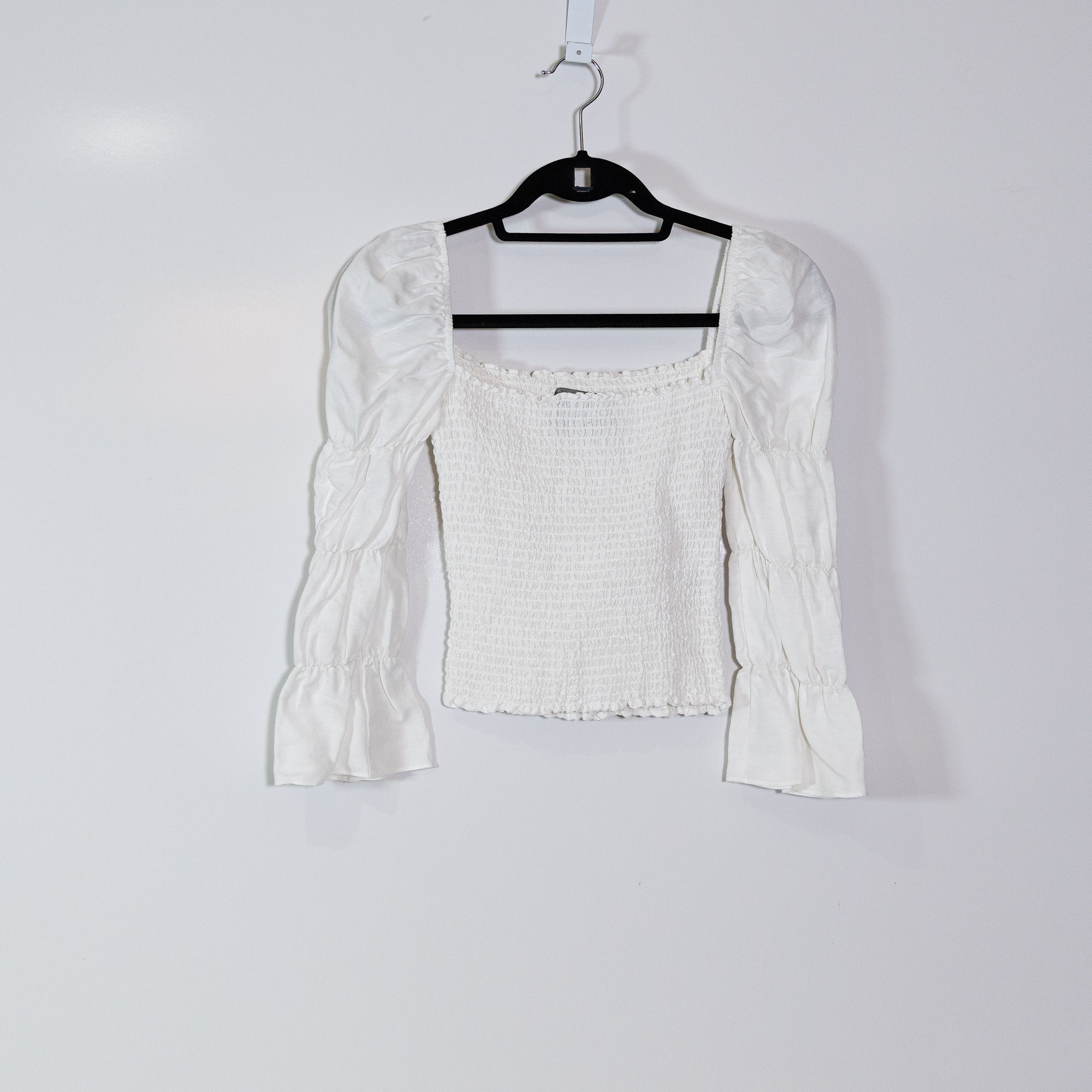 Reformation Reformation Gala Linen Blend Smocked Size XS / US 0-2 / IT 36-38 - 1 Thumbnail