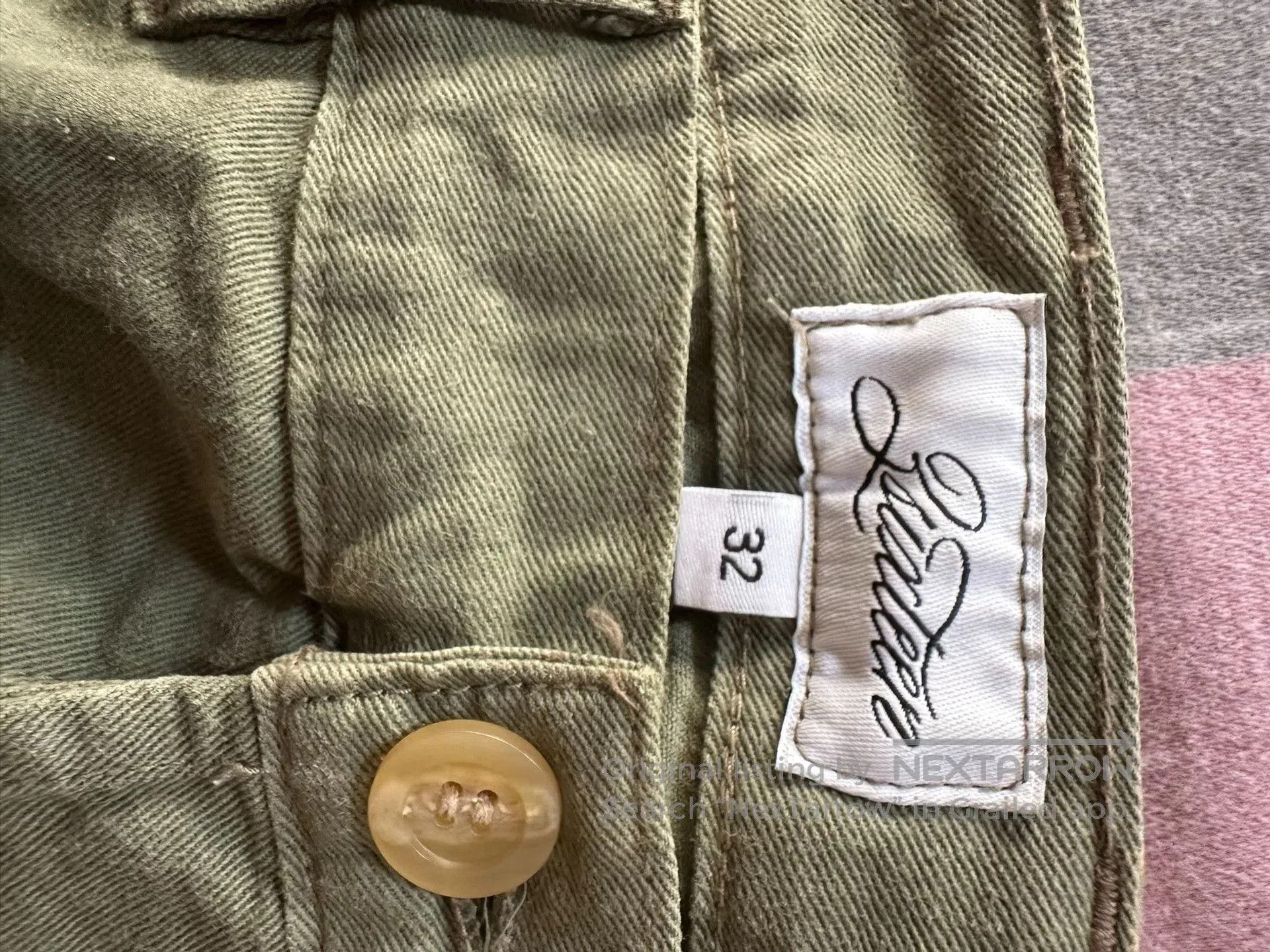 3sixteen 3sixteen Military Green Casual Pants. Size US 32 / EU 48 - 3 Thumbnail