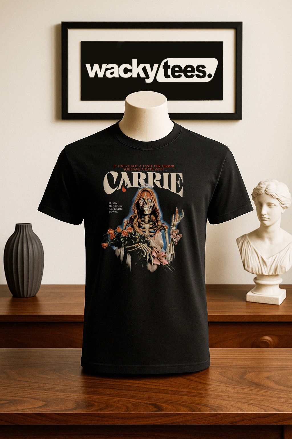 Other Carrie Taste for Terror Date With Horror Prom Tee Shirt Size US L / EU 52-54 / 3 - 1 Thumbnail