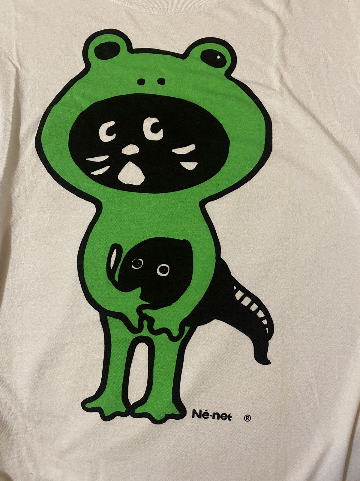 Ne-Net Nenet Issey Miyake Japanese Brand Frog Tshirt Size US M / EU 48-50 / 2 - 3 Thumbnail