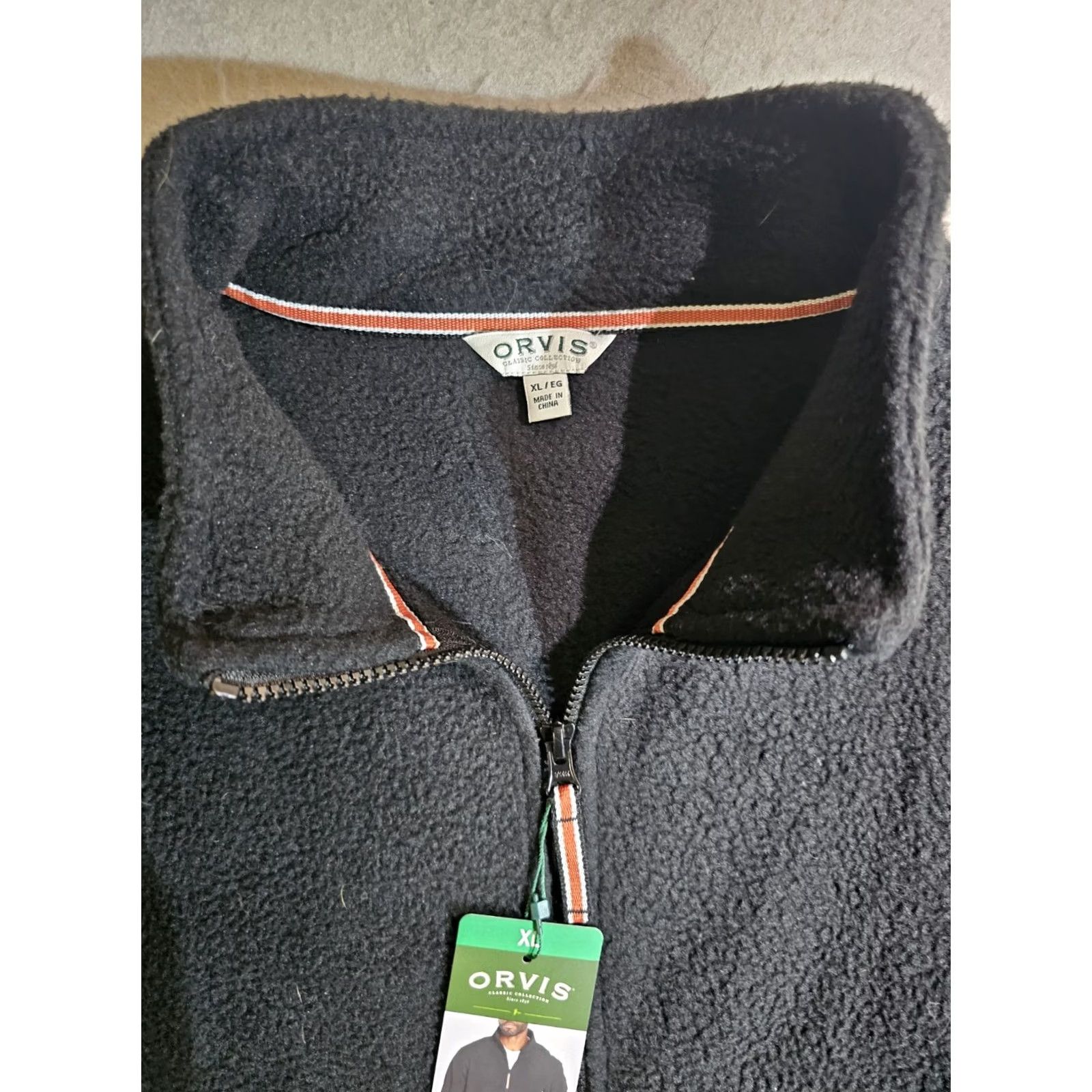 Orvis ORVIS Signature Fleece Full Zip Jacket Pockets Long Sleeve Men's Sz X-Large NWTs Size US XL / EU 56 / 4 - 3 Thumbnail