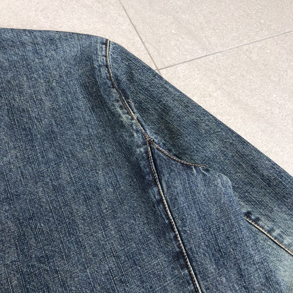 Japanese Brand Vintage Rageblue Mens Denim Jacket / Blazer Size US XL / EU 56 / 4 - 11 Thumbnail