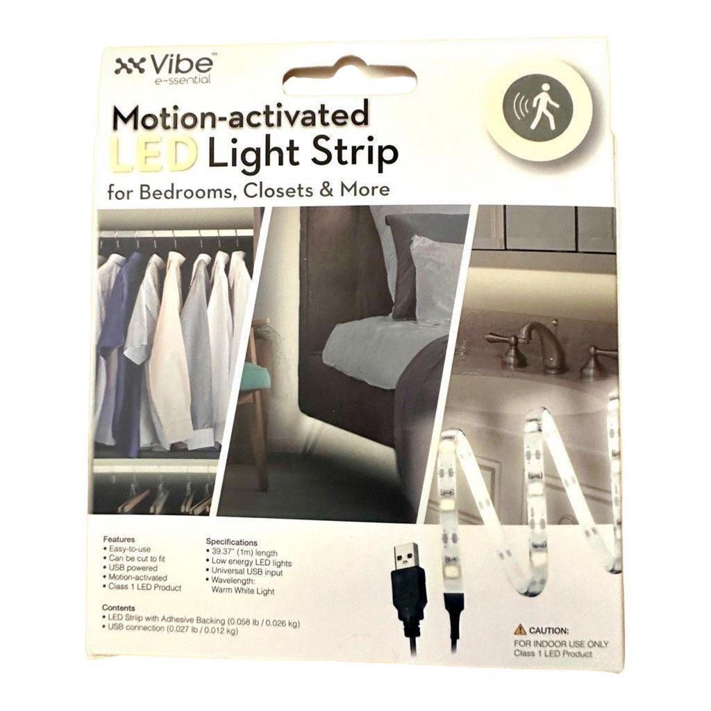 Other Motion Activated White LED Light Strip Peel Off Adhesive 1 M Size ONE SIZE - 3 Thumbnail