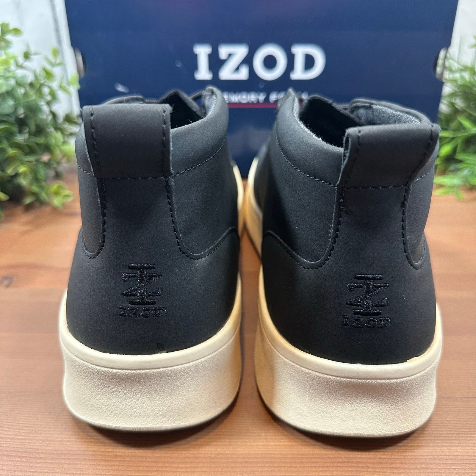Izod IZOD Men's Palmer Chukka Boots Black Size 10 Size US 10 / EU 43 - 4 Thumbnail