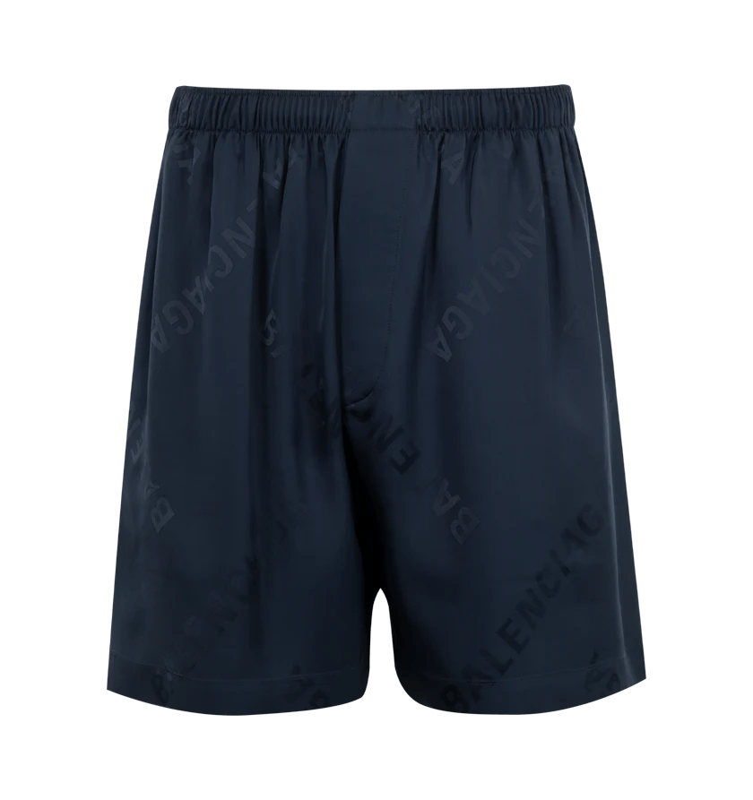 Balenciaga o1h1sh11225 Pyjama Shorts in Dark Navy Bule Size US 42 / EU 58 - 1 Thumbnail