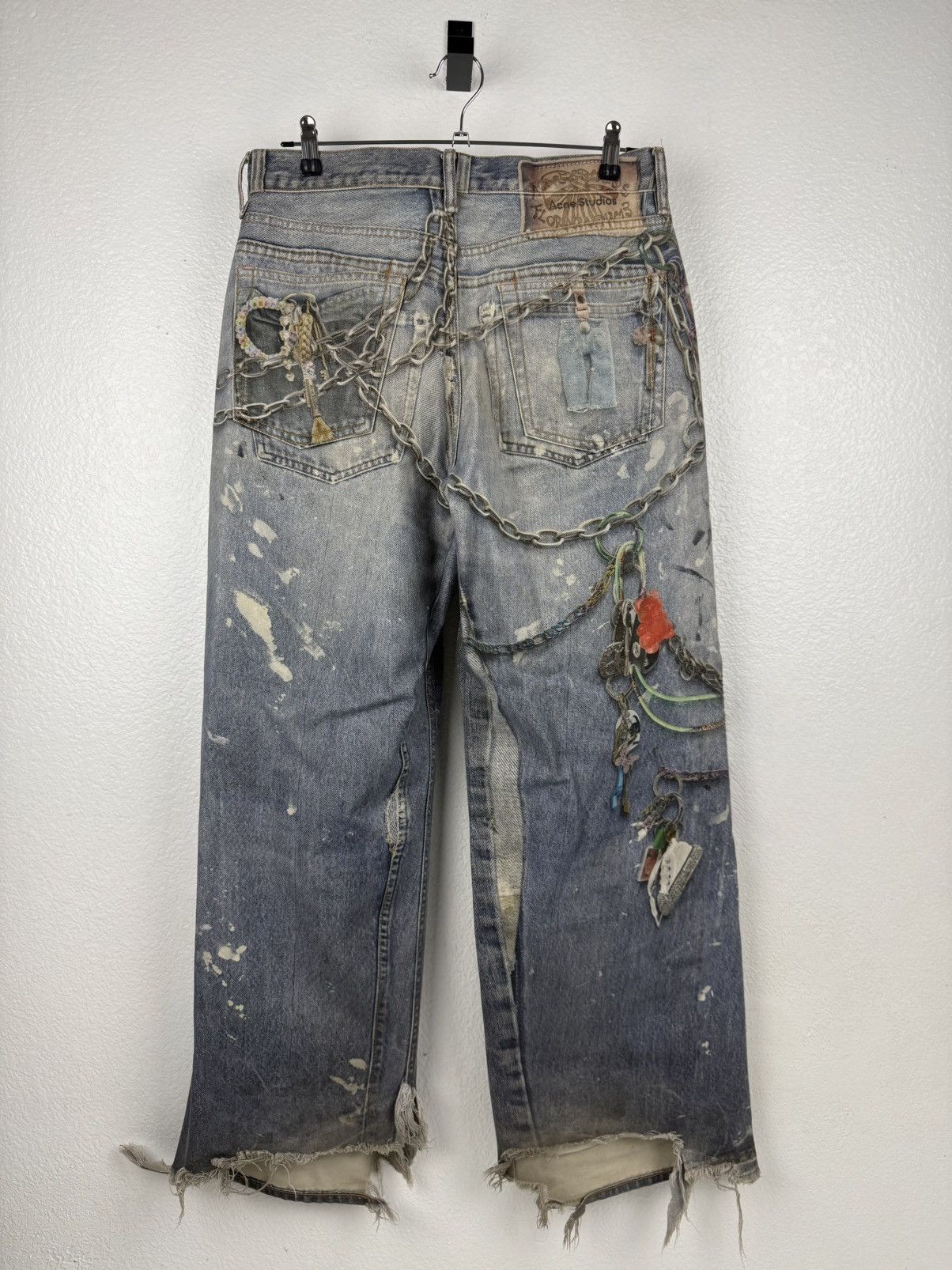 Acne Studios SS24 Acne Studios 1981M Key Chain Print Denim Size US 30 / EU 46 - 2 Thumbnail