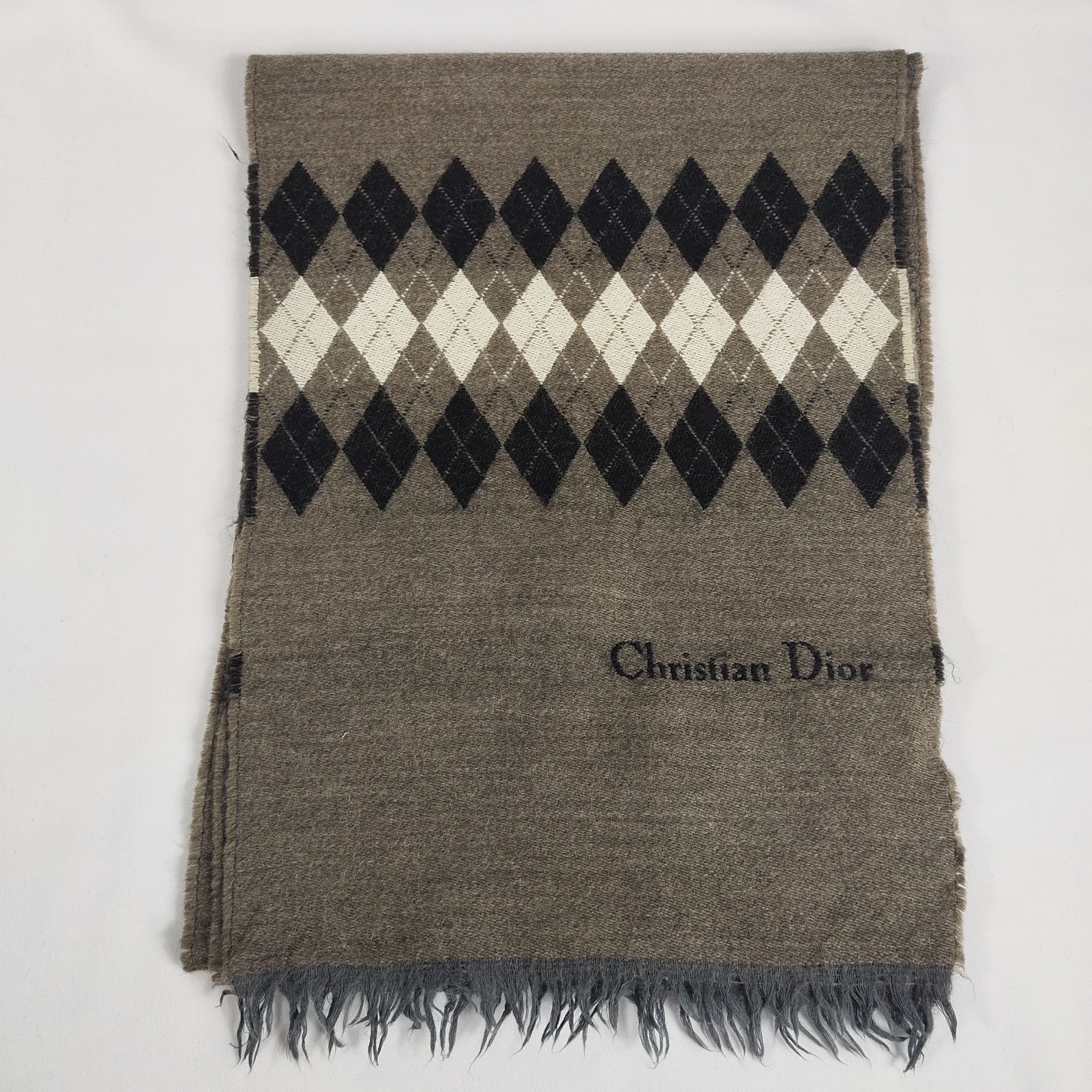 Vintage Christian Dior Scarf / Muffler / Neckwear M024 Size ONE SIZE - 2 Thumbnail