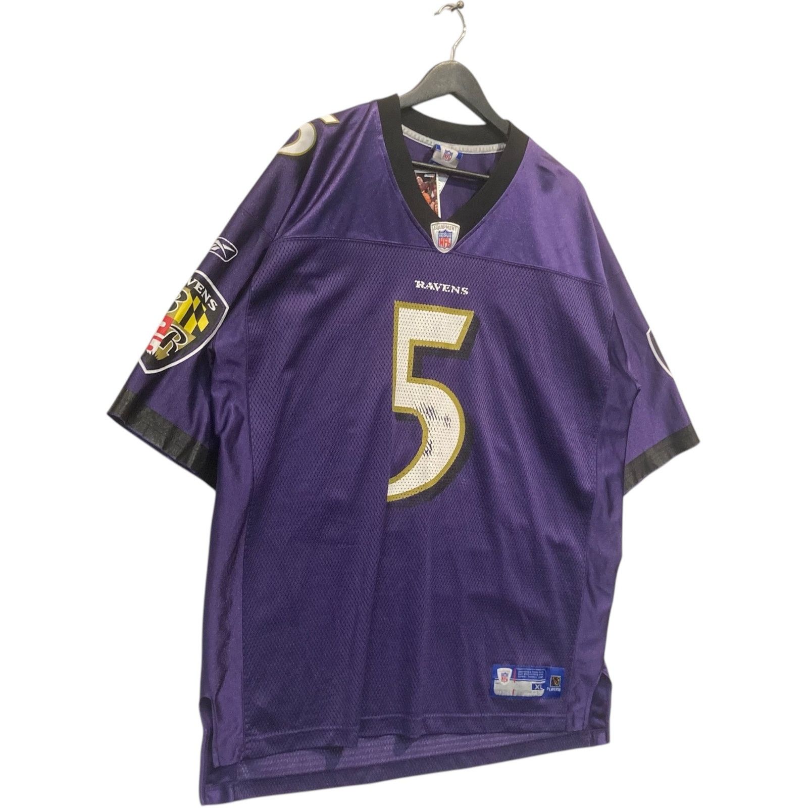 Vintage Vintage Baltimore Ravens Joe Flacco #5 NFL Jersey XL Size US XL / EU 56 / 4 - 4 Thumbnail