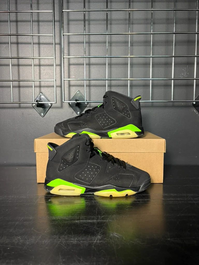 Jordan Brand AirJordan 6 "Electric Green" (GS) **PRE OWNED** REP. BOX Size US 7 / EU 40 - 1 Thumbnail