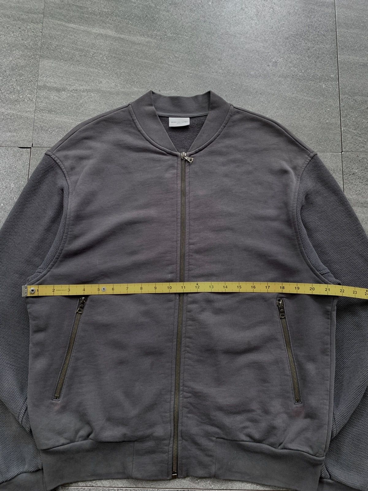 Dries Van Noten FREE TAX! Mesh Sleeved Bomber Jacket Size US M / EU 48-50 / 2 - 14 Thumbnail