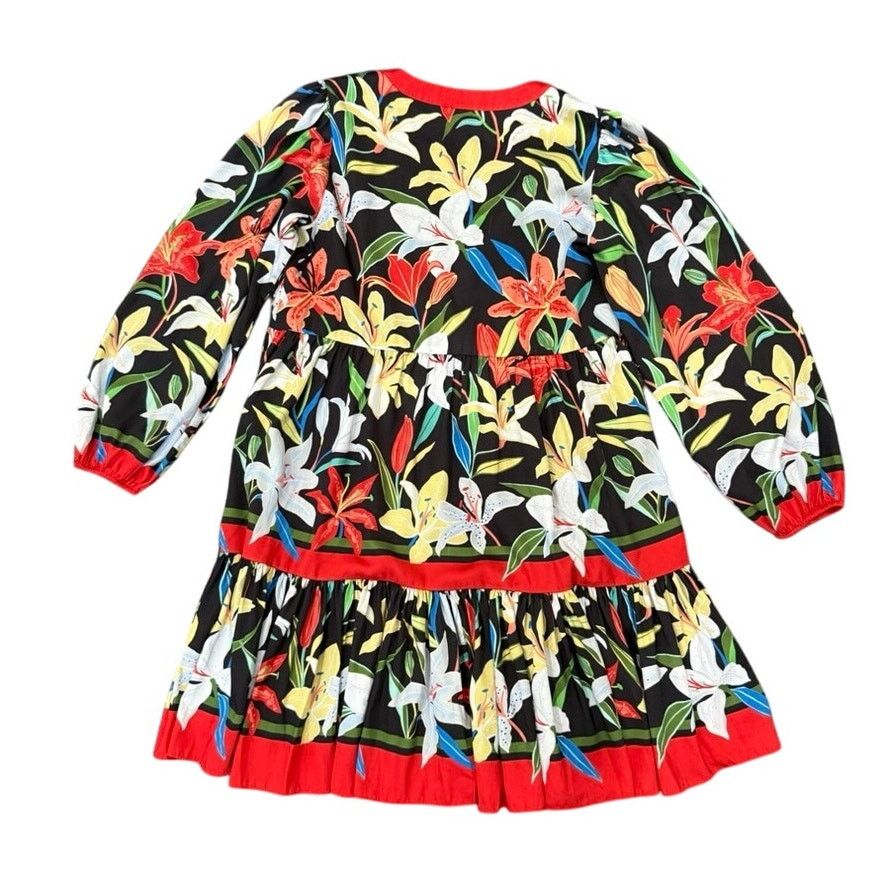Kate Spade Kate Spade New York Summer Lilies Twill Dress Multi, Size L Size L / US 10 / IT 46 - 9 Thumbnail