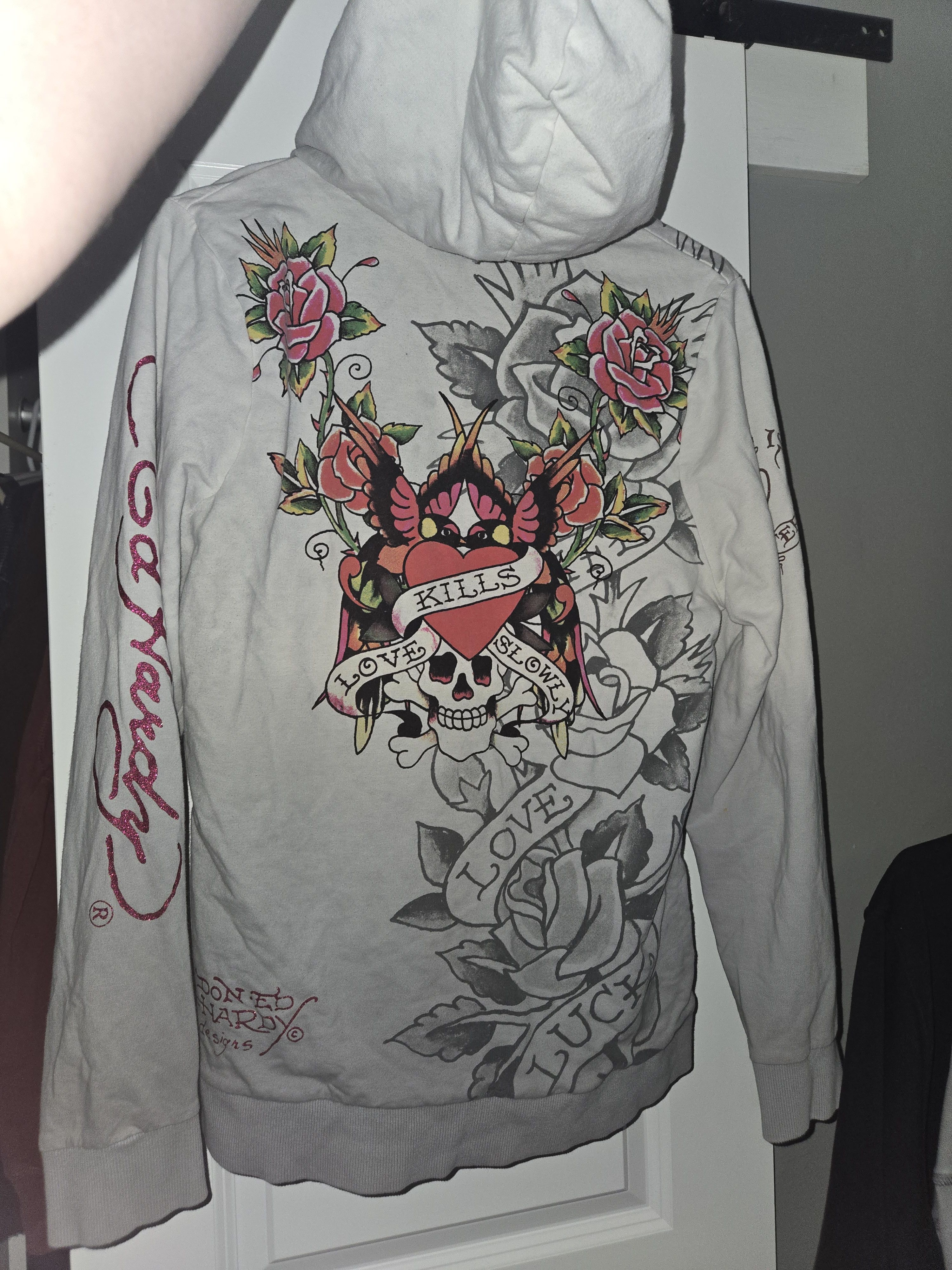 Christian Audigier × Ed Hardy Vintage Ed Hardy Zipup hoodie Size M / US 6-8 / IT 42-44 - 3 Thumbnail