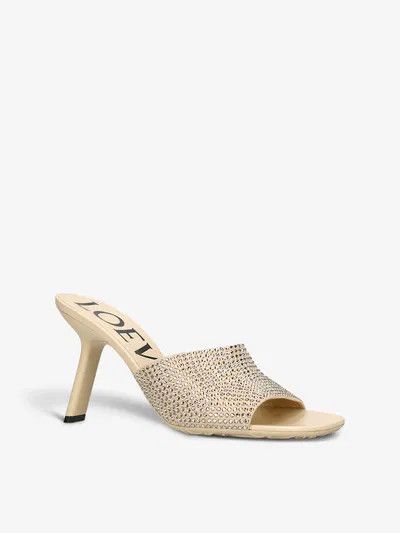 Loewe o1y1025 Mules in Beige Size US 7 / IT 37 - 2 Thumbnail