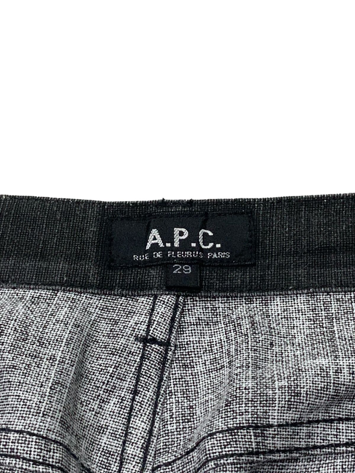 A.P.C. × Designer × Vintage A.P.C Paris Rue De Fleaurus Linnen Cotton Straight Pants Size US 29 - 9 Thumbnail