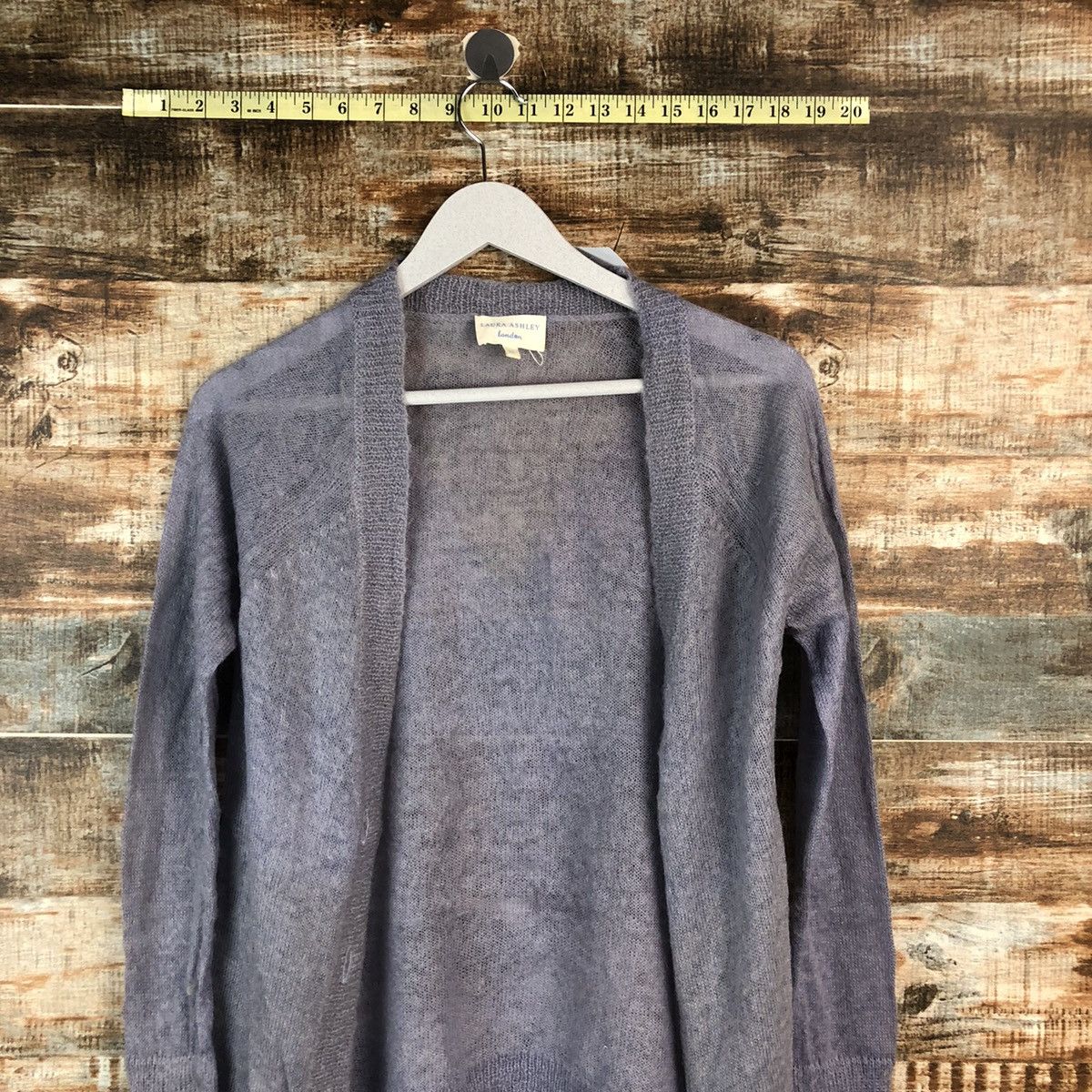 Japanese Brand Laura Ashley London Purple Cardigan Knitwear #A2226 Size S / US 4 / IT 40 - 2 Thumbnail