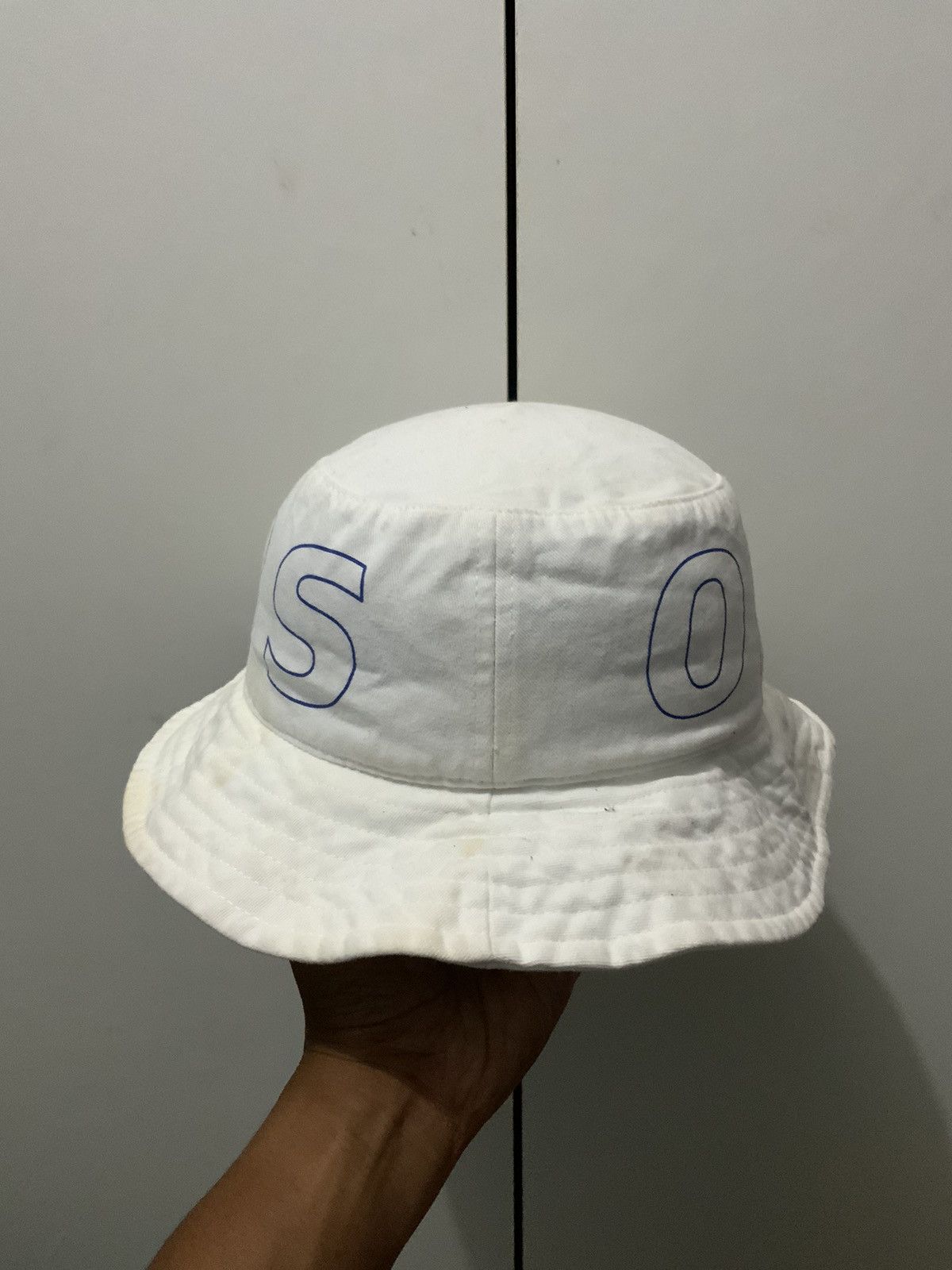 Hat Club Absorb Spellout White Bucket Hat Size ONE SIZE - 3 Thumbnail