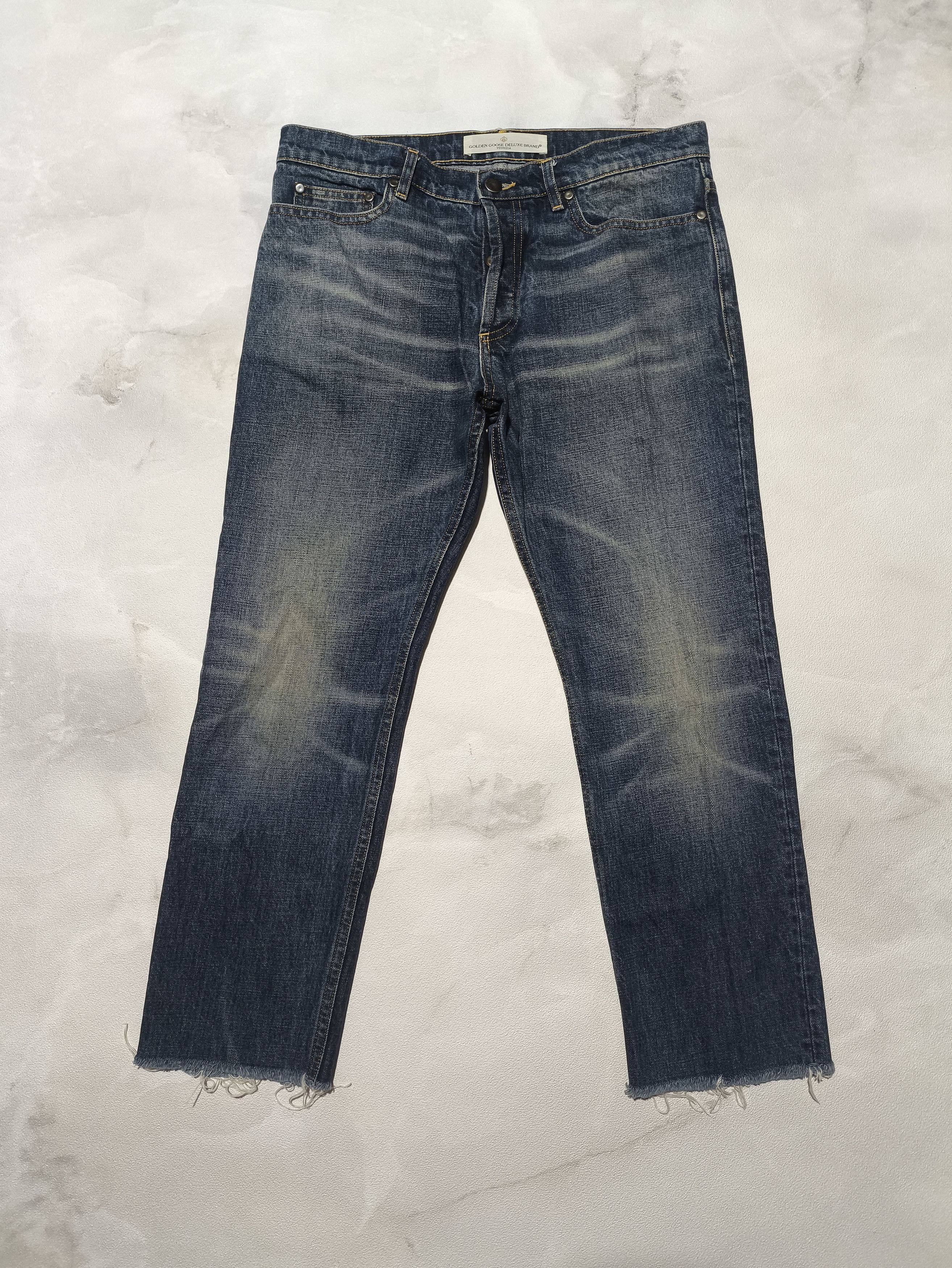 Golden Goose Golden Goose GGDB Denime blue washed/cut Size US 28 / EU 44 - 1 Thumbnail