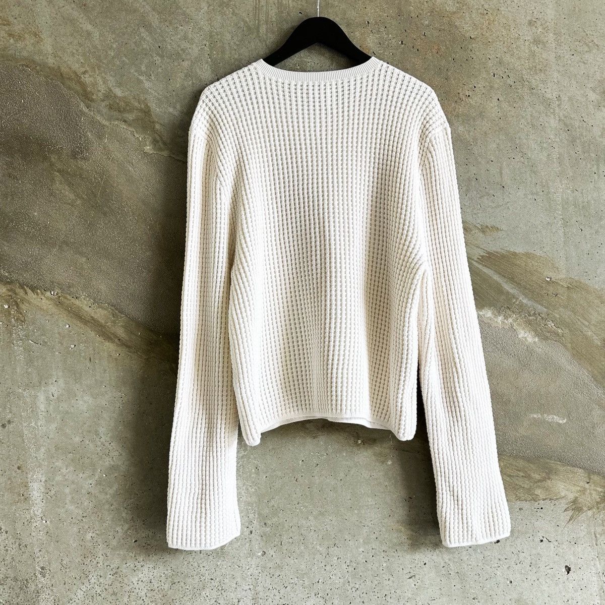 Bottega Veneta Waffle Knit Thermal Longsleeve Shirt Size US L / EU 52-54 / 3 - 3 Thumbnail