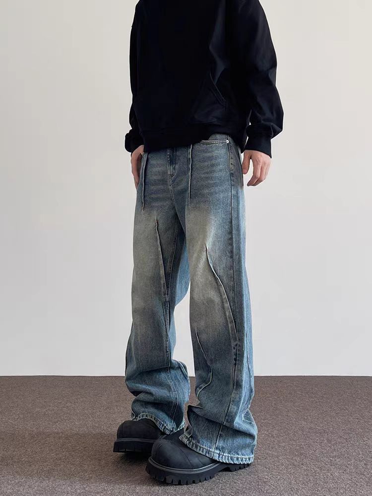 Japanese Brand × Jean High Street Cropped Straight Leg Micro Flare Jeans Size US 30 / EU 46 - 3 Thumbnail