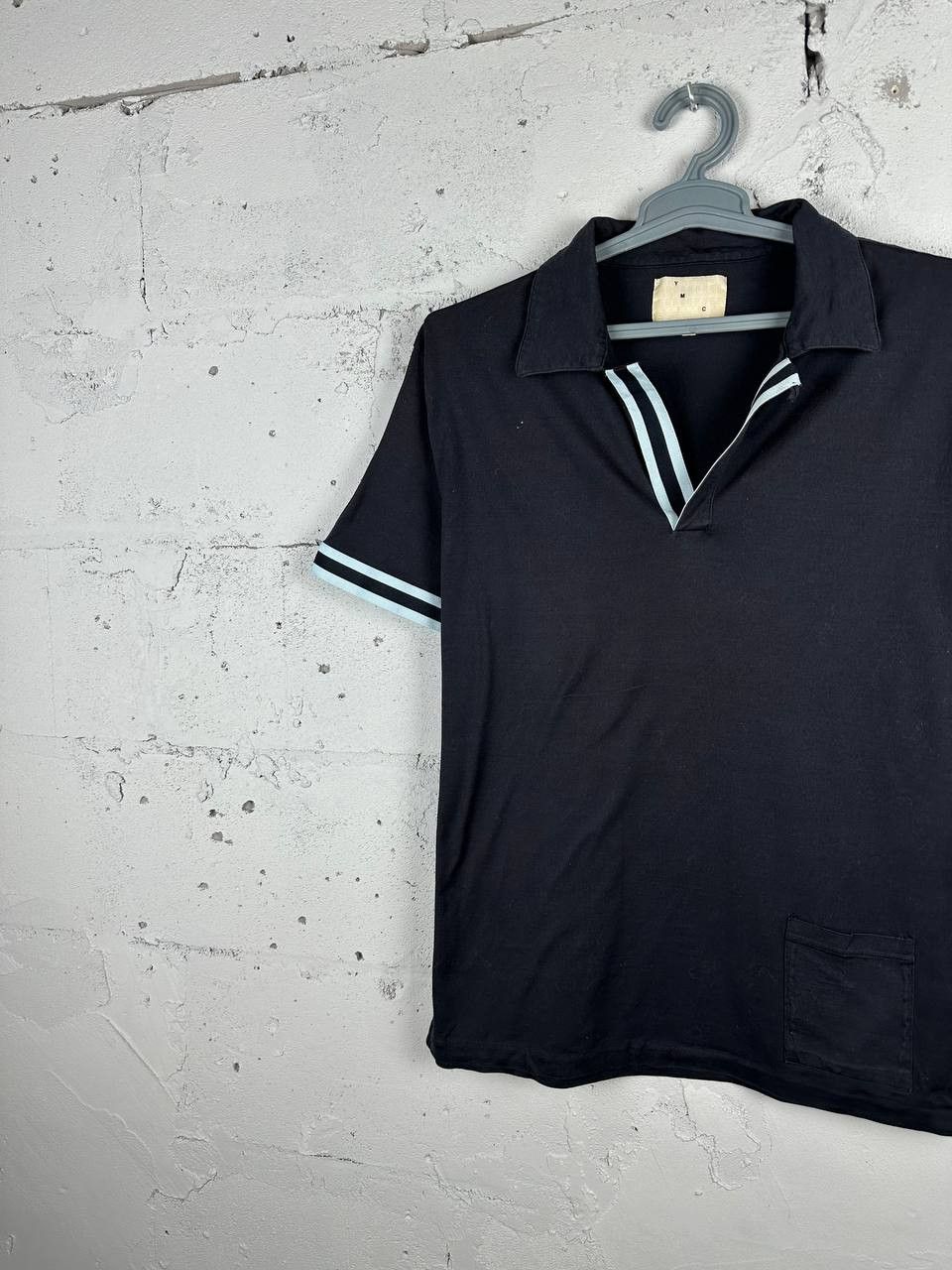 YMC YMC You Must Create Luxury Navy Pocket Polo Size US M / EU 48-50 / 2 - 2 Thumbnail