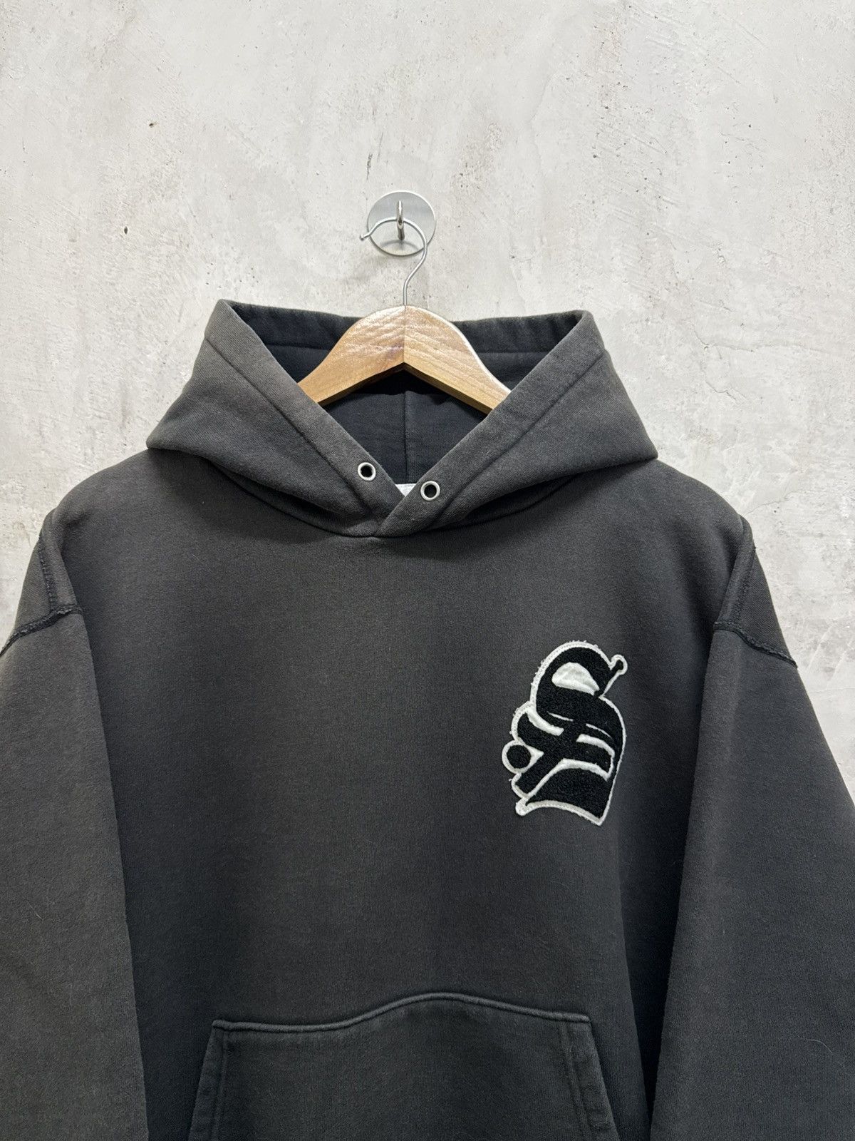 Vintage 2000s Japanese Brand Stadium stussy style faded hoodie Size US L / EU 52-54 / 3 - 2 Thumbnail