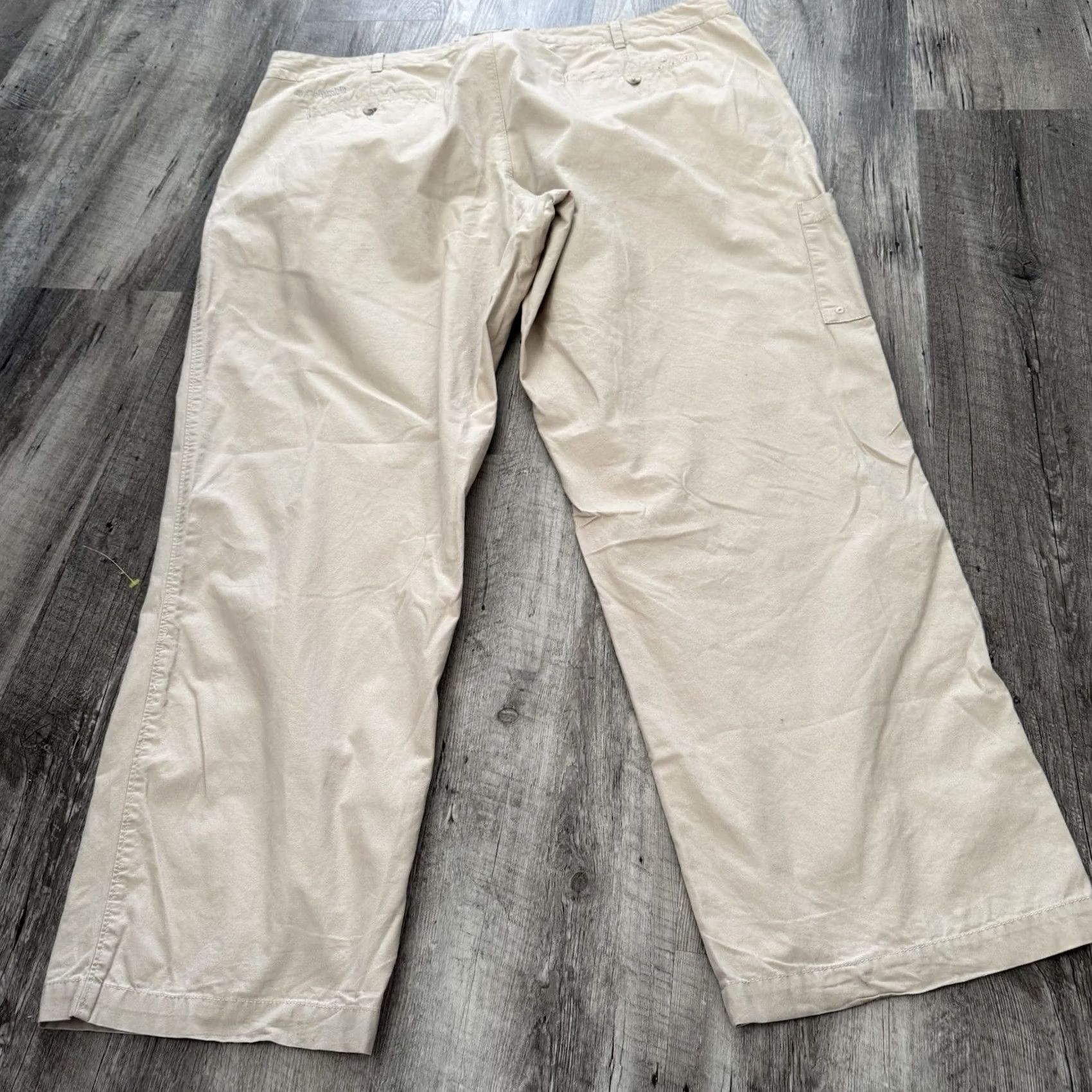 Vintage Columbia PFG Pants Mens 44x30 Flat Front Cotton Outdoors Hiking Camping Fishing Size US 44 / EU 60 - 3 Thumbnail